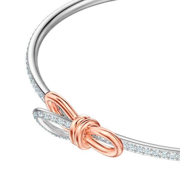 スワロフスキー SWAROVSKI リボンバングル ブレスレット swaro55 