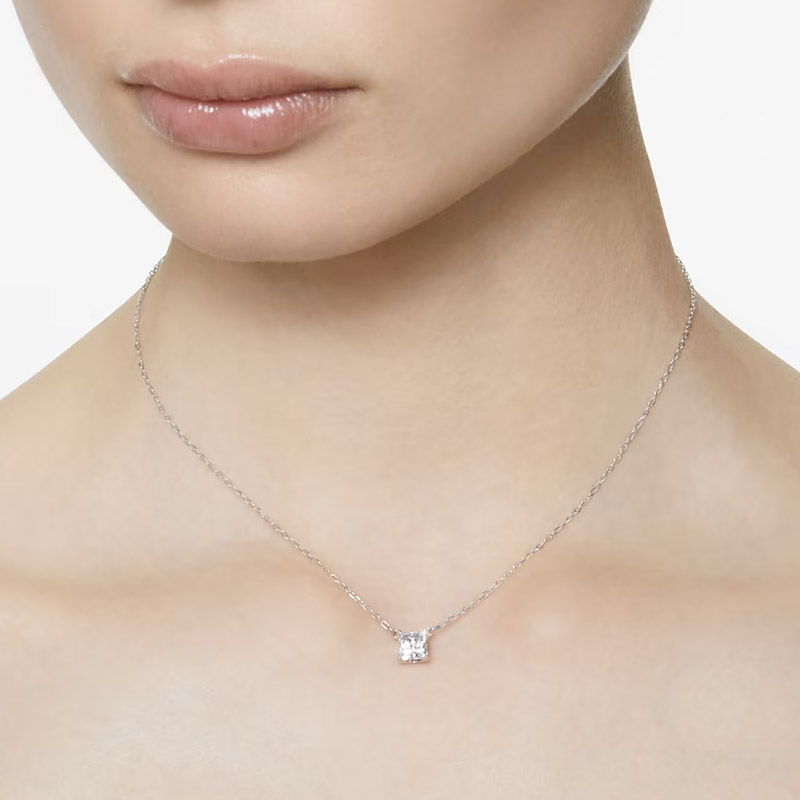 スワロフスキー SWAROVSKI Attract スクエアネックレス swaro71