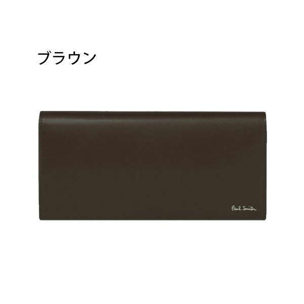 ポールスミス 長財布 かぶせ フラップ 牛革 小銭入れあり Paul Smith