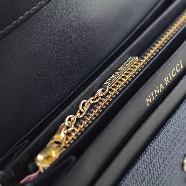 ニナリッチ NINA RICCI ルーンパース L字ファスナー2つ折り財布