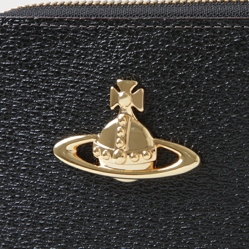 Vivienne Westwood ヴィヴィアンウエストウッド EXECUTIVE ラウンドファスナー 二つ折り財布 ブラック【新品】12412K29 ヴィヴィアンウエストウッド Vivienne Westwood EXECUTIVE ラウンド