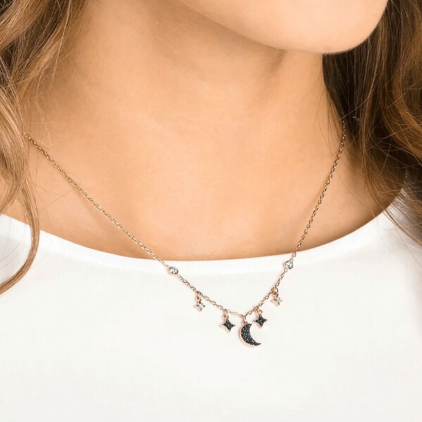 スワロフスキー SWAROVSKI シンボリックムーンネックレス swaro27