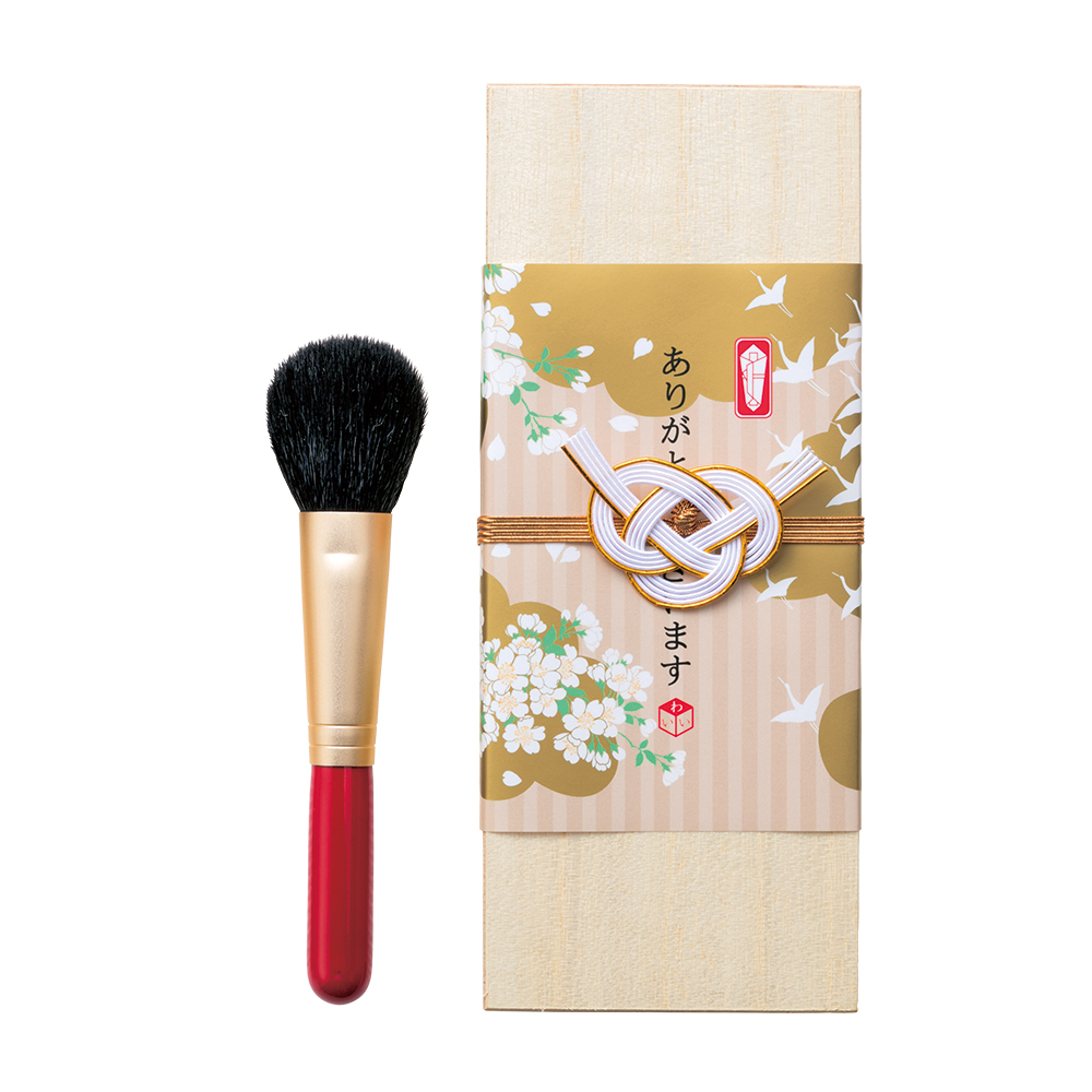 花鶴木箱 熊野筆 チークブラシ | YAMAHI（ヤマヒ）のプレゼント