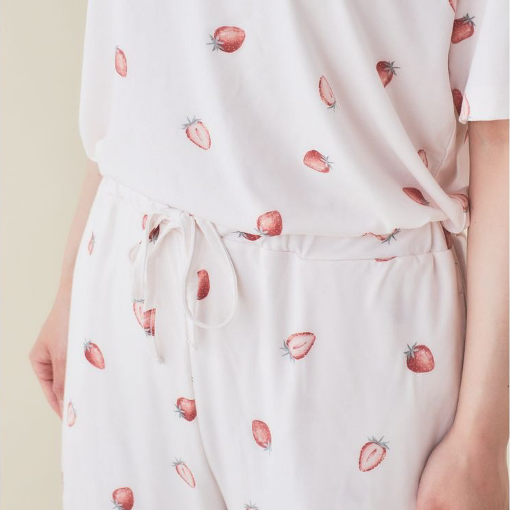 WOMEN】フルーツ柄 Tシャツ＆ロングパンツセット | gelato pique