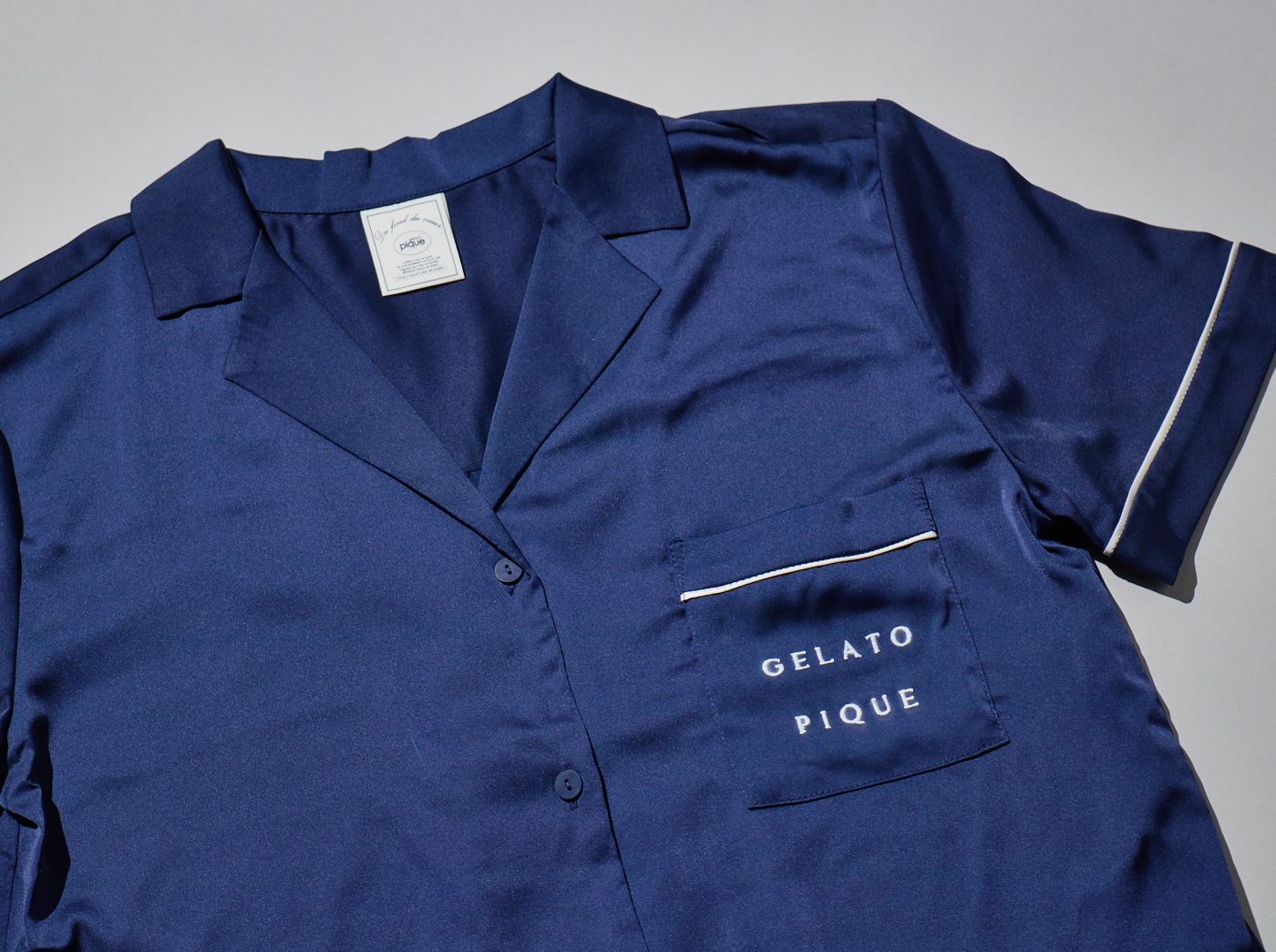 WOMEN】カラフルサテンシャツ＋ショートパンツセット | gelato pique