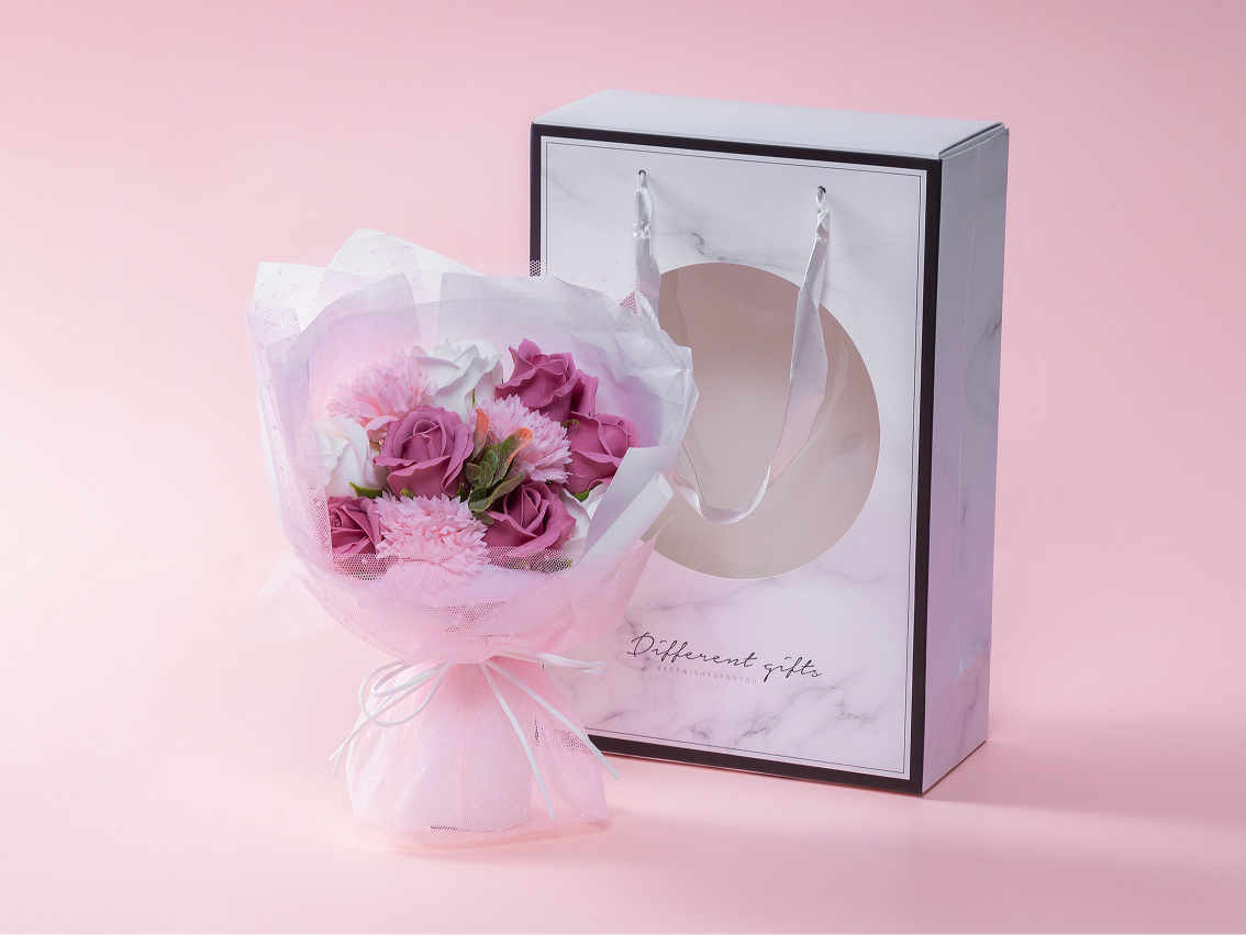 母の日 Tanp限定 ソープフラワーブーケ ハンドクリーム セット Siaflora シアフローラ Bleulavande ブルーラバンド のプレゼント ギフト通販 Tanp タンプ
