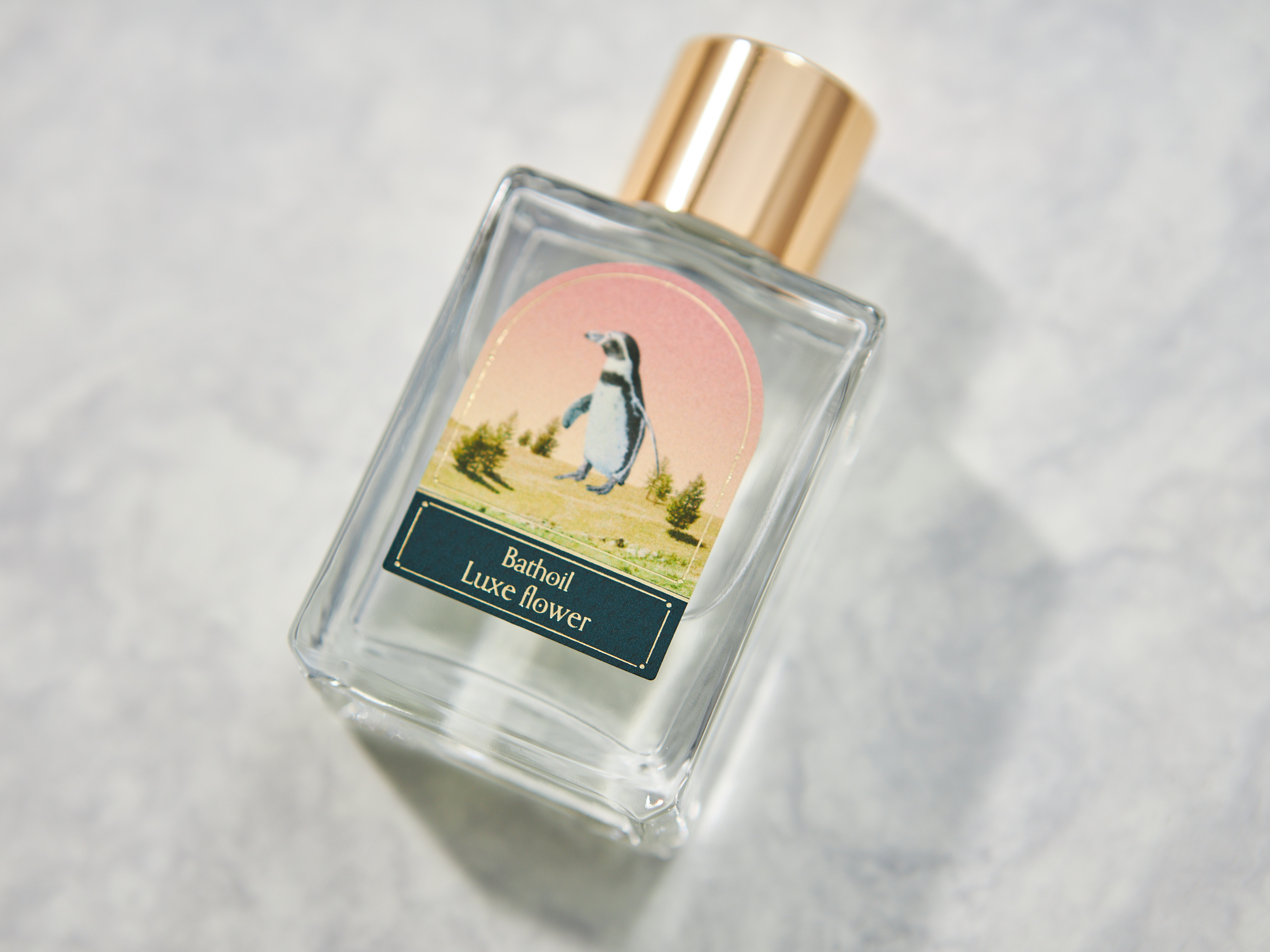 オーガニックコットン フェイスタオル1枚×Foo Tokyo バスオイル Luxe