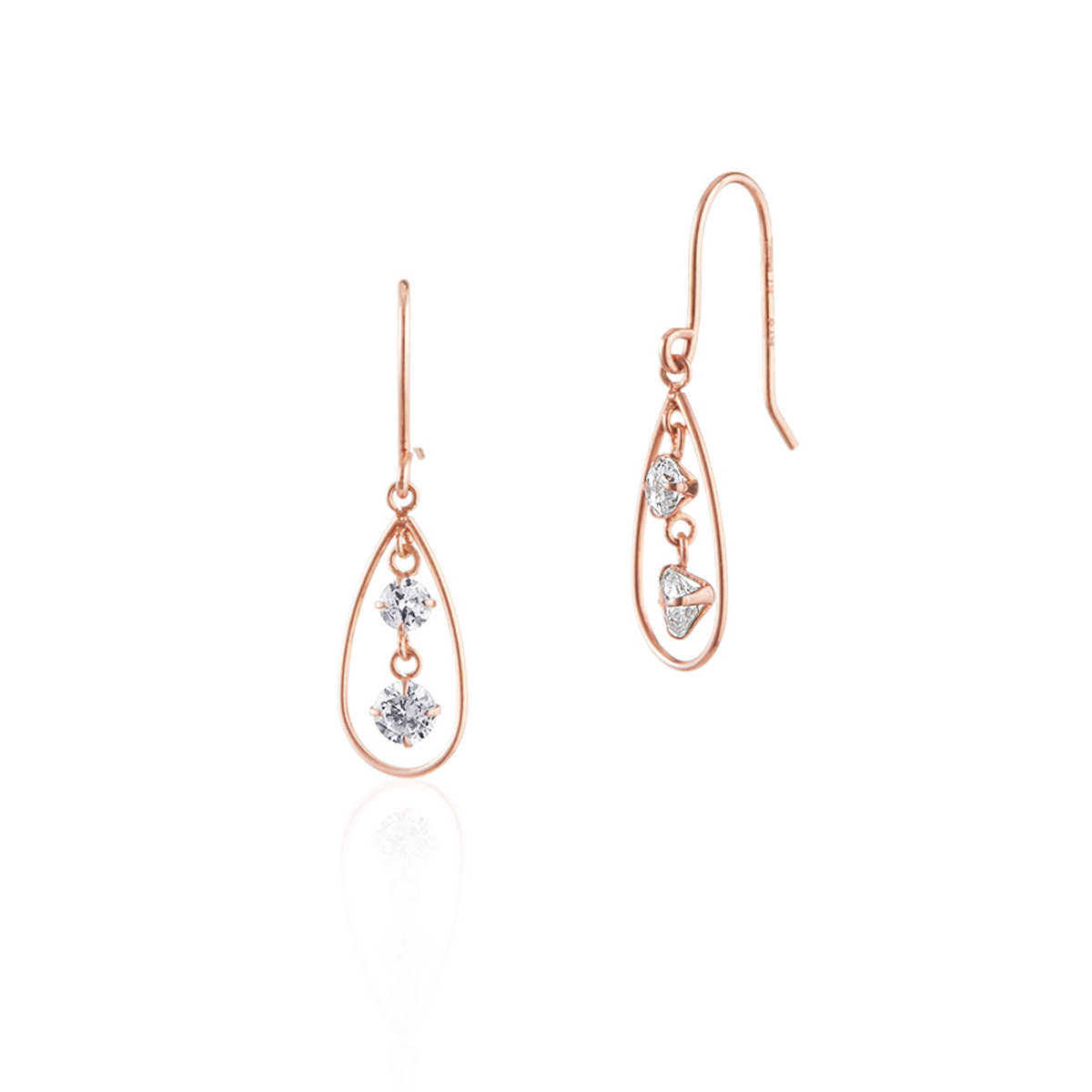 名入れ】揺れるしずくピアス&オルゴールケースセット | Canal4