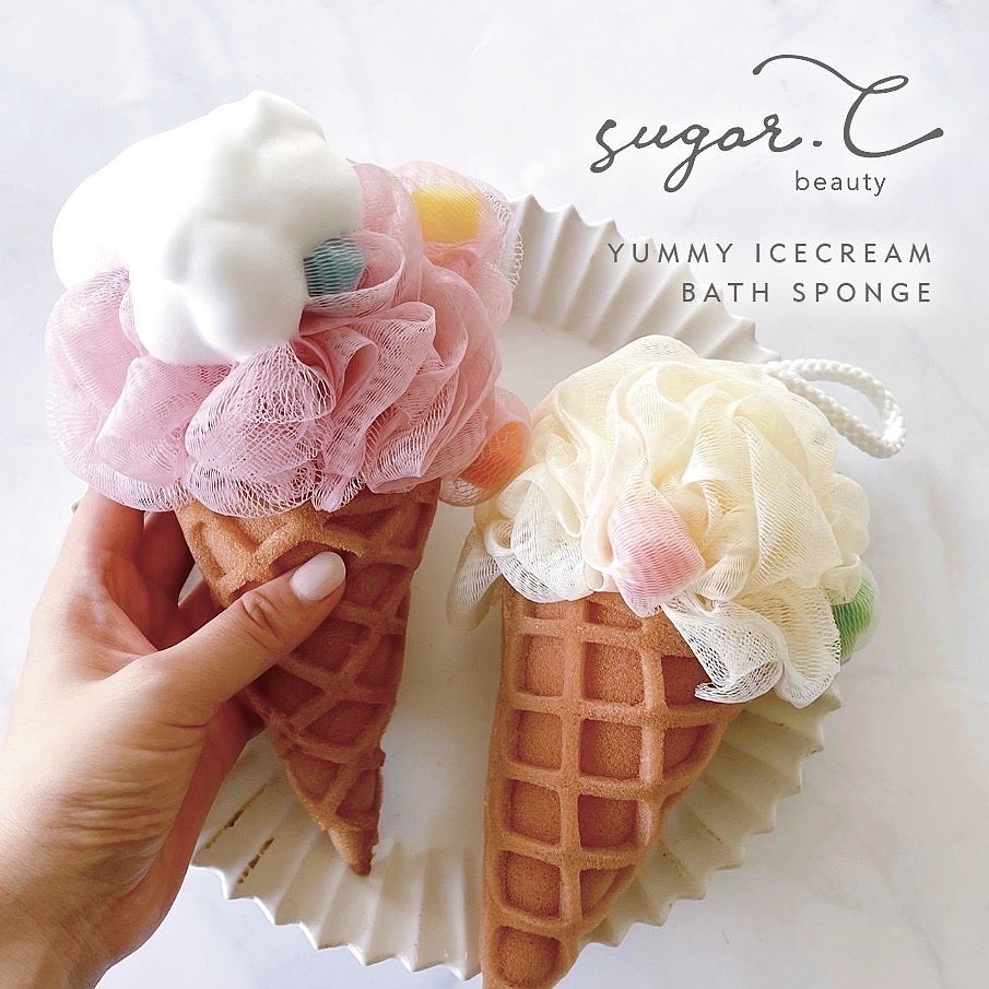 リップグロス 4色セット アイスクリームコーン型 セット売り