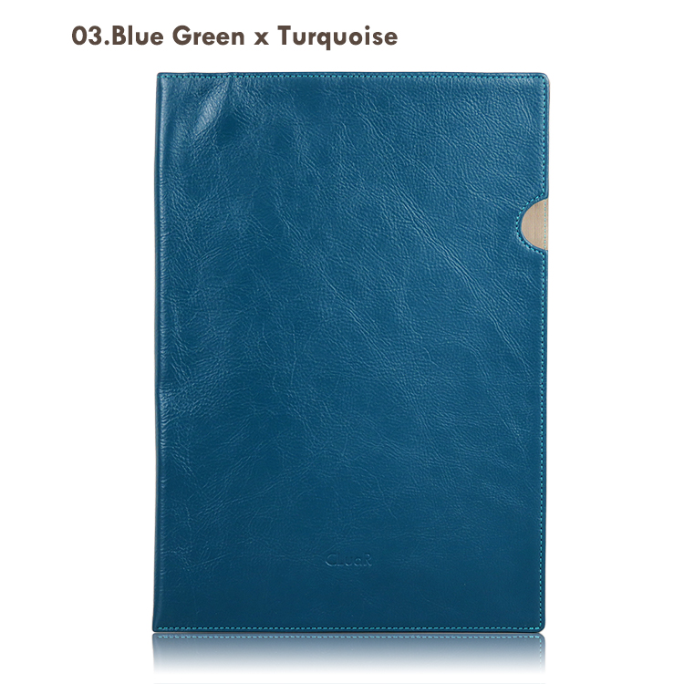 名入れ可】本革 ドキュメントファイル A4サイズ クリアホルダーカバー