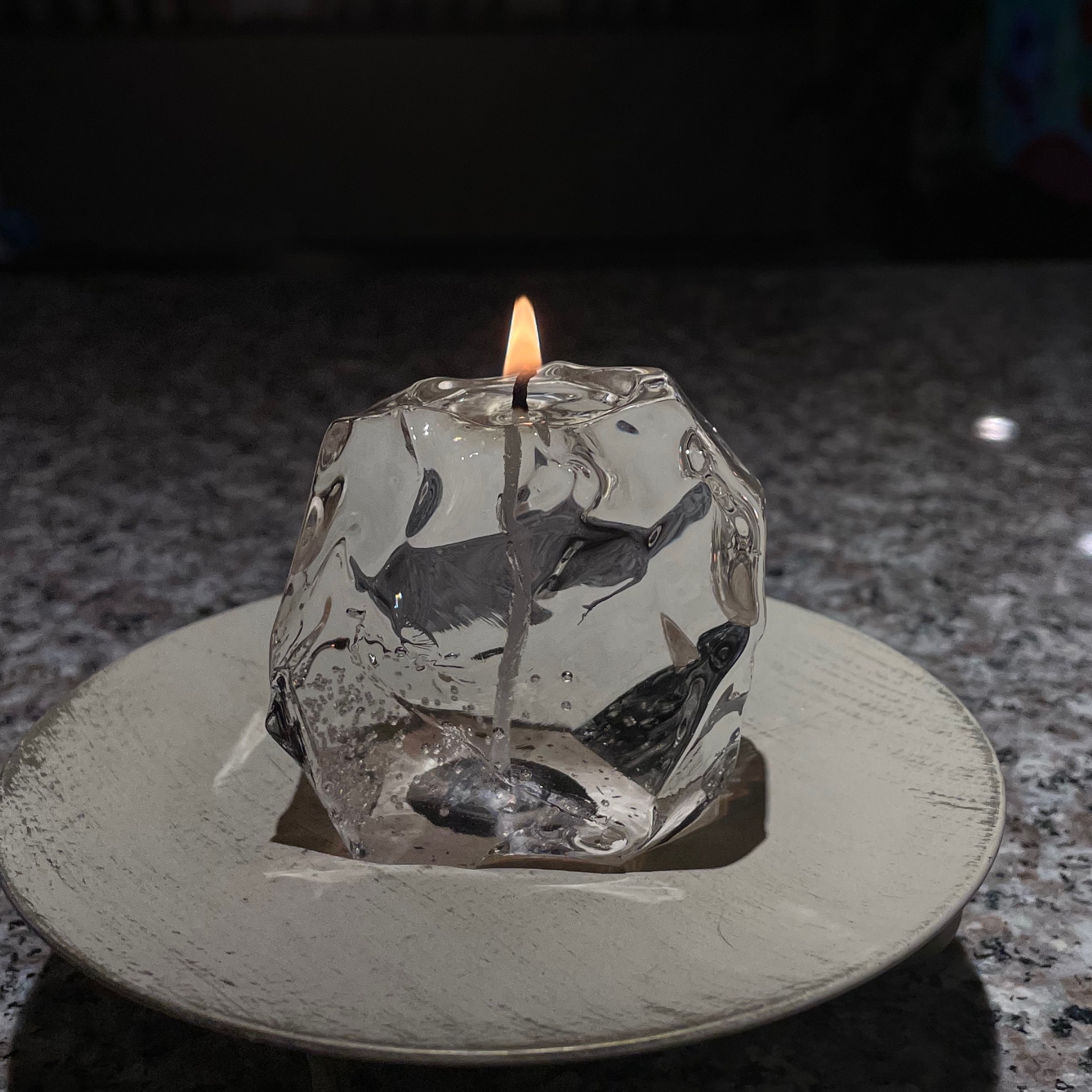 オーガンジー巾着】もちもちMini jewel candle（clear） | YURAM 