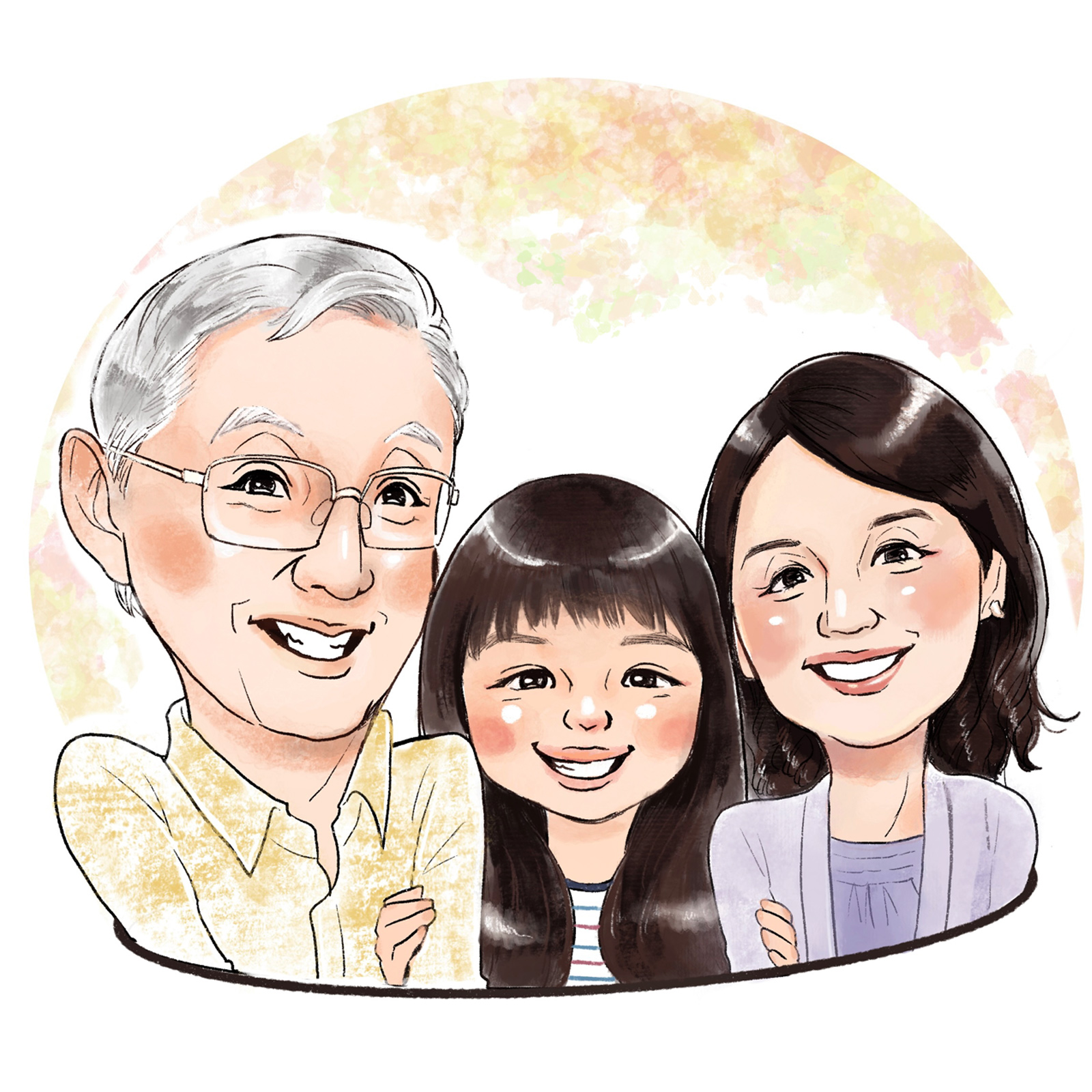 似顔絵クロック＜セパレートタイプ＞ | 還暦祝い本舗のプレゼント