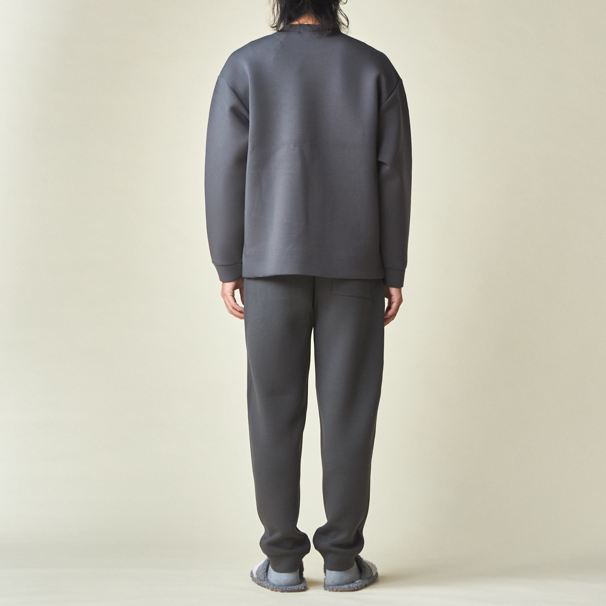 HOMME】ポンチワンポイント プルオーバー＆ロングパンツセット 