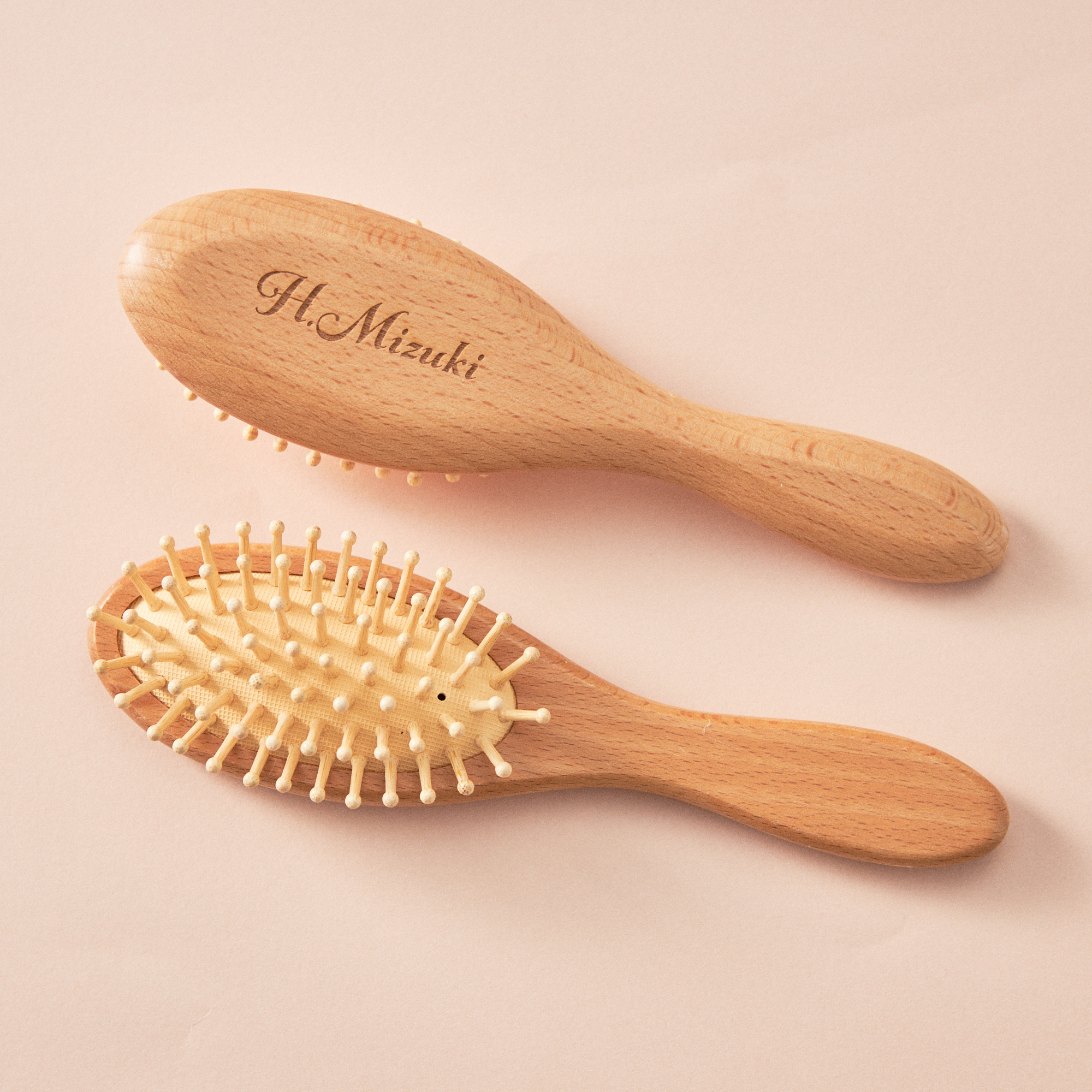 名入れ・リボンBOX付】木製ブラシ＆アロマバスオイルギフト | TANP