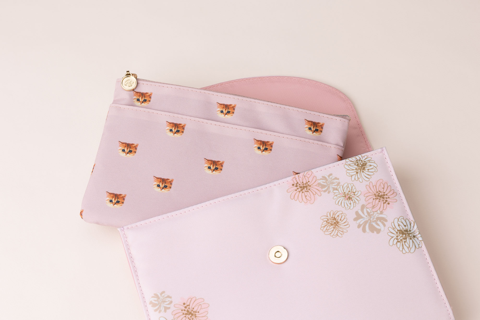 ミニポーチ付】母子手帳・お薬手帳ケース / じゃばらタイプ | PAUL