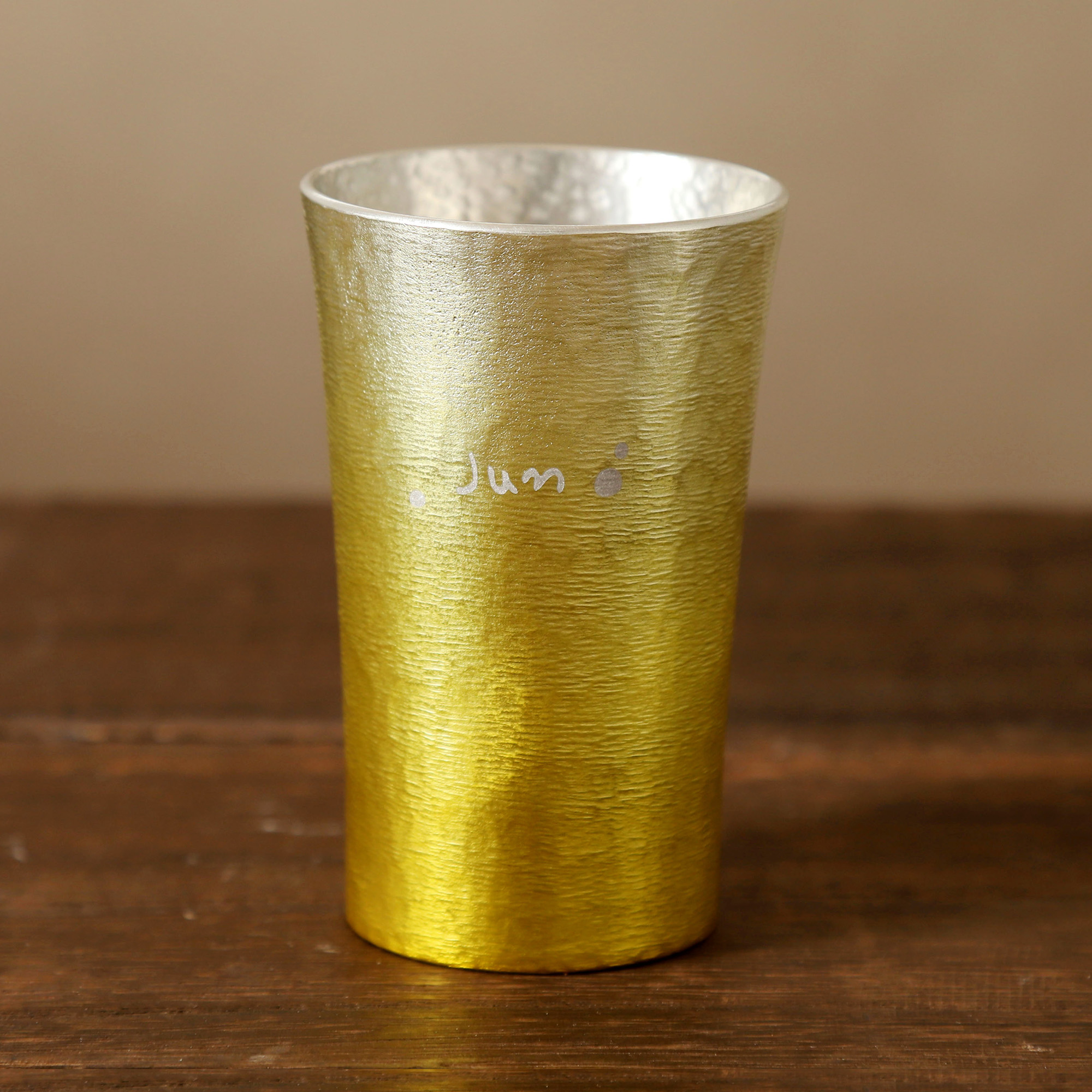 名入れ彫刻】大阪錫器＂凛-RIN-錫タンブラー＂ペアセット | HappySmile