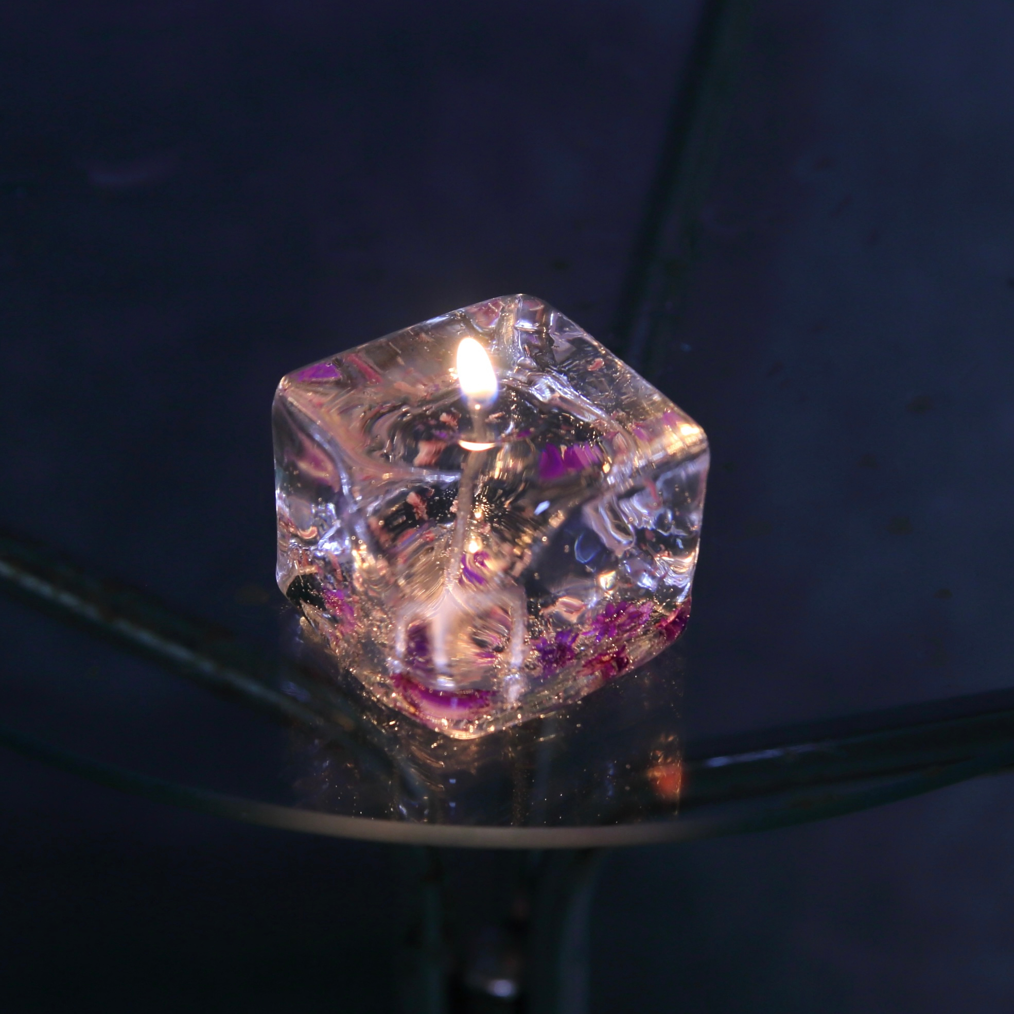 透明のハナキャンドル | Fluctuation candle（フラクチュエーション