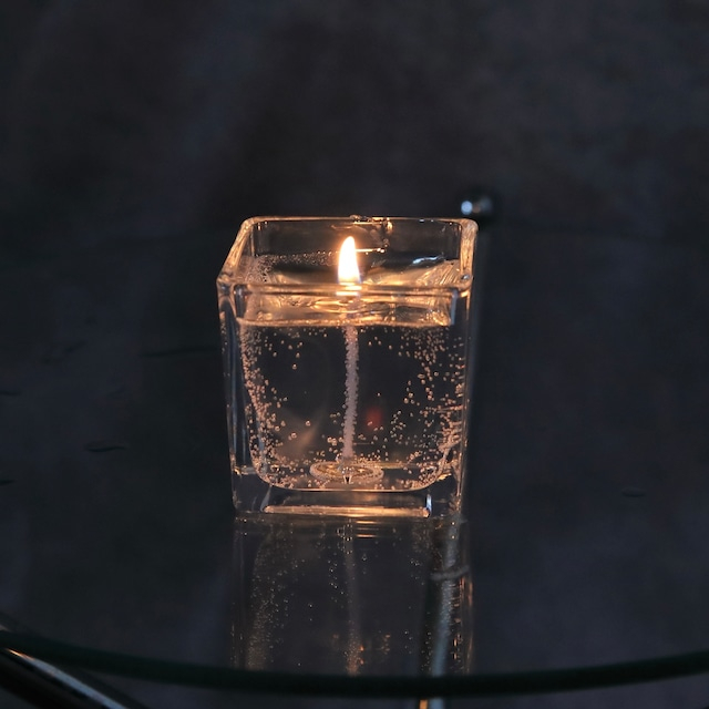 【⑦】　キャンドル Winter Cypress 小型シリンダーアロマキャンドル - ウイスキー