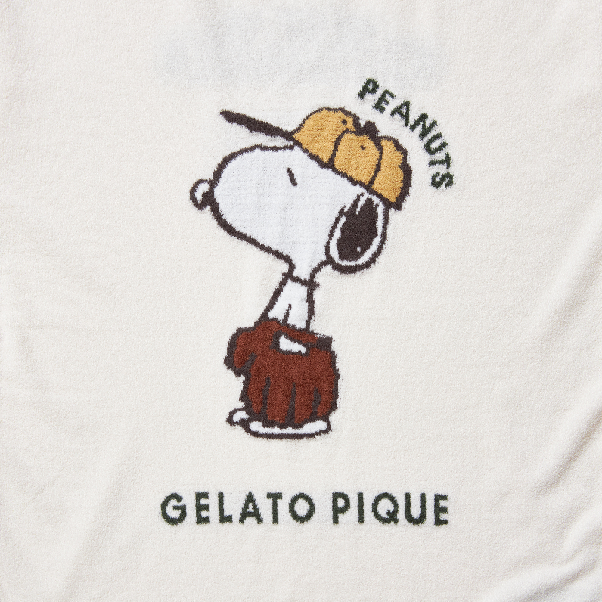 WOMEN】【PEANUTS】スヌーピーJQDプルオーバー&ショートパンツ