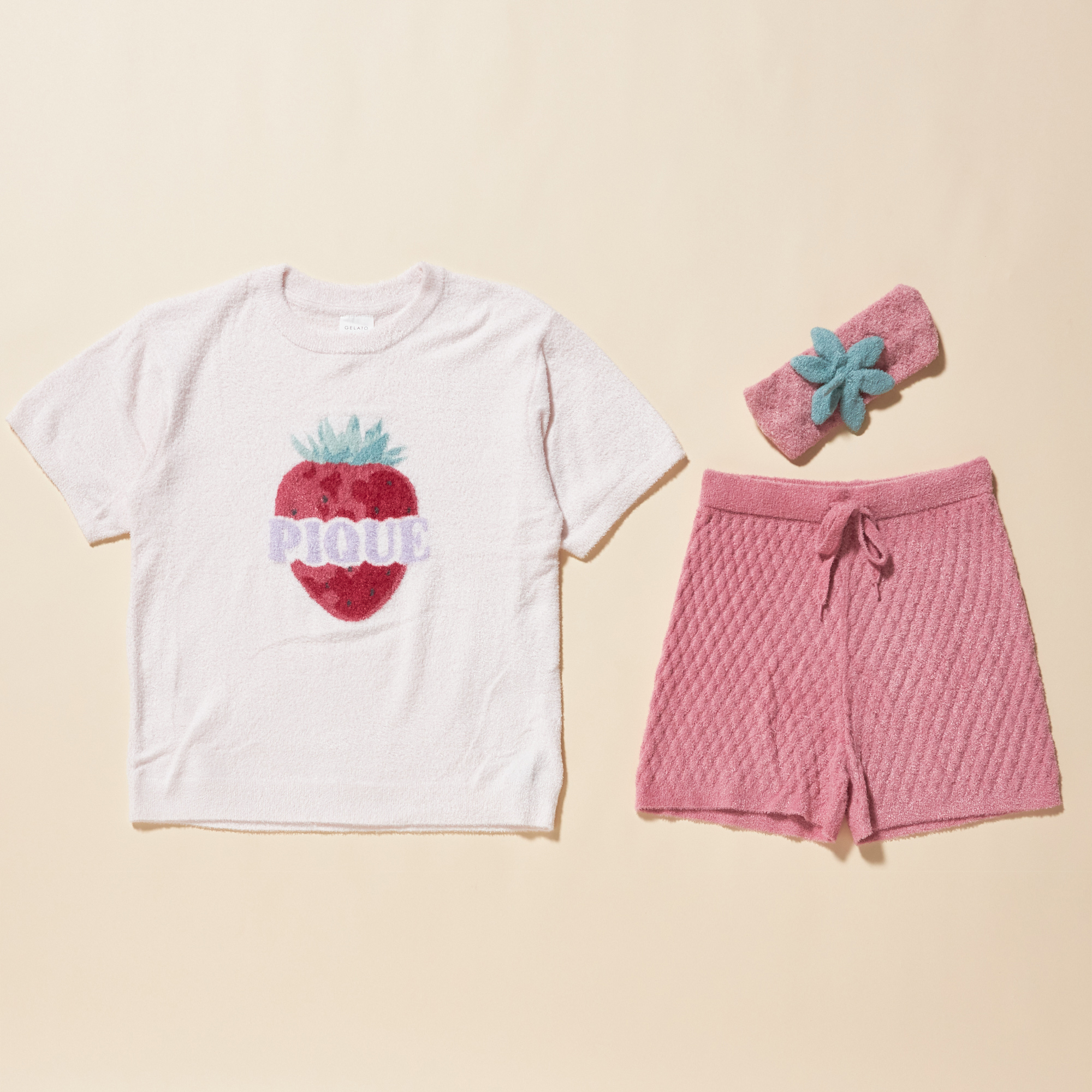 WOMEN】スムーズィーフルーツJQDプルオーバー&ショートパンツSET