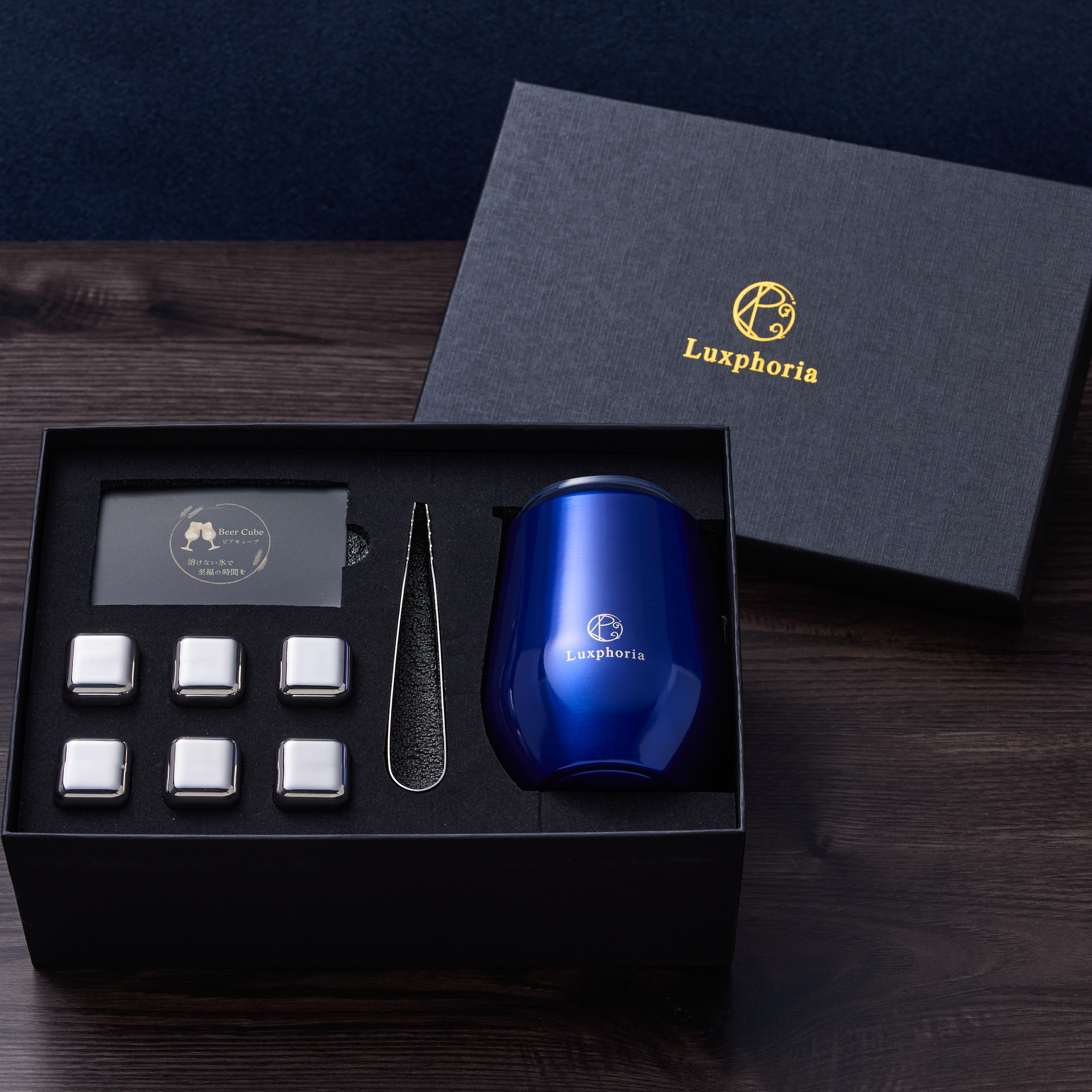 TVでグランプリ獲得】永久に溶けない氷ビアキューブとタンブラーセット