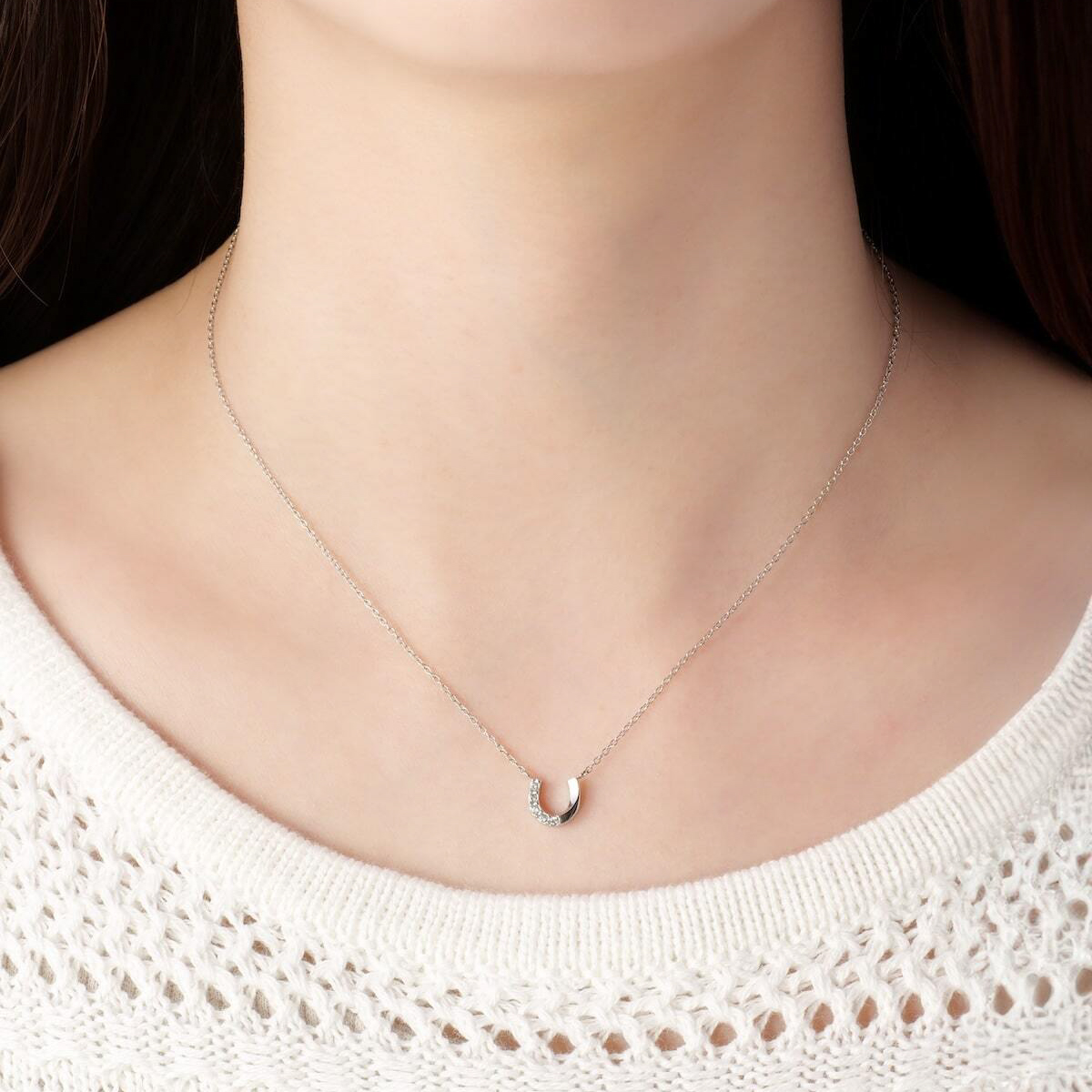 ギフトBOX入】Mini Horseshoe Necklace（ゴールド/シルバー） | GLUCK 