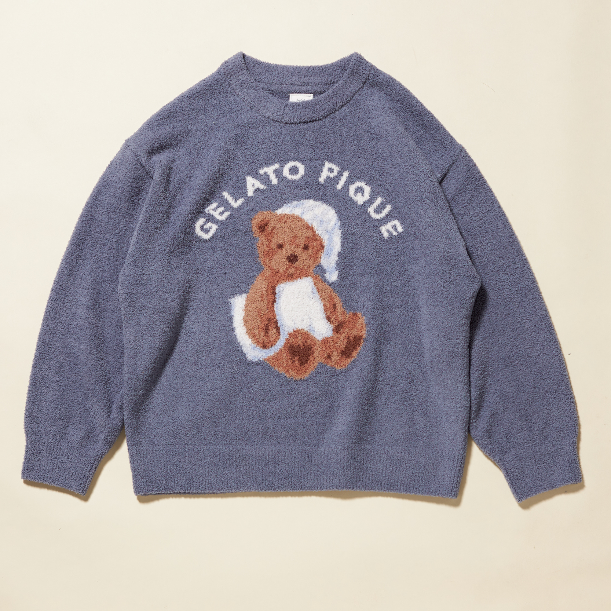 GOOD NIGHT BEAR JQDプルオーバー&スターJQDロングパンツ♡ WOMEN】GOOD NIGHT BEAR JQDプルオーバー&スターJQDロングパンツ