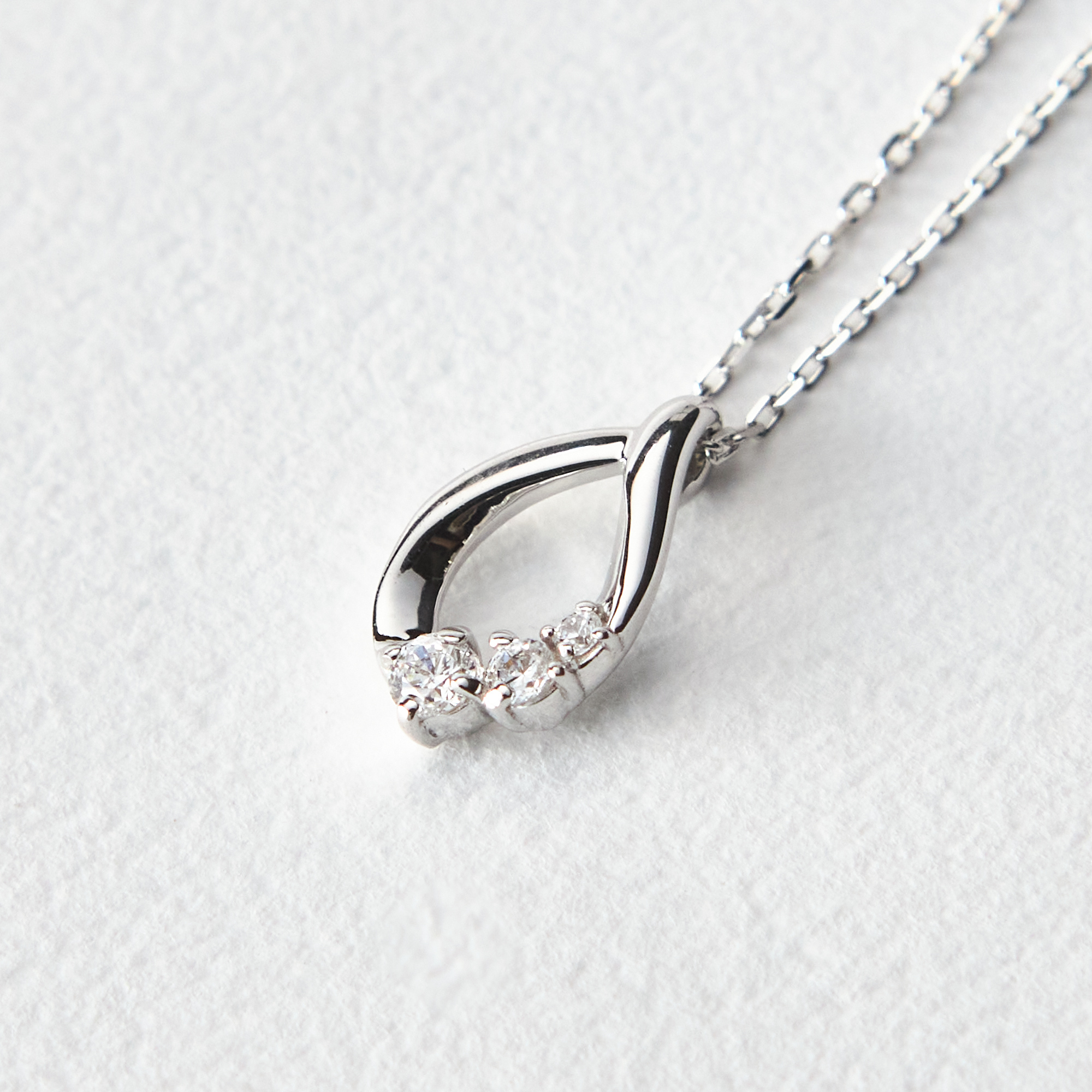 名入れ】雫ネックレス&オルゴールケースセット | Canal4℃（カナル