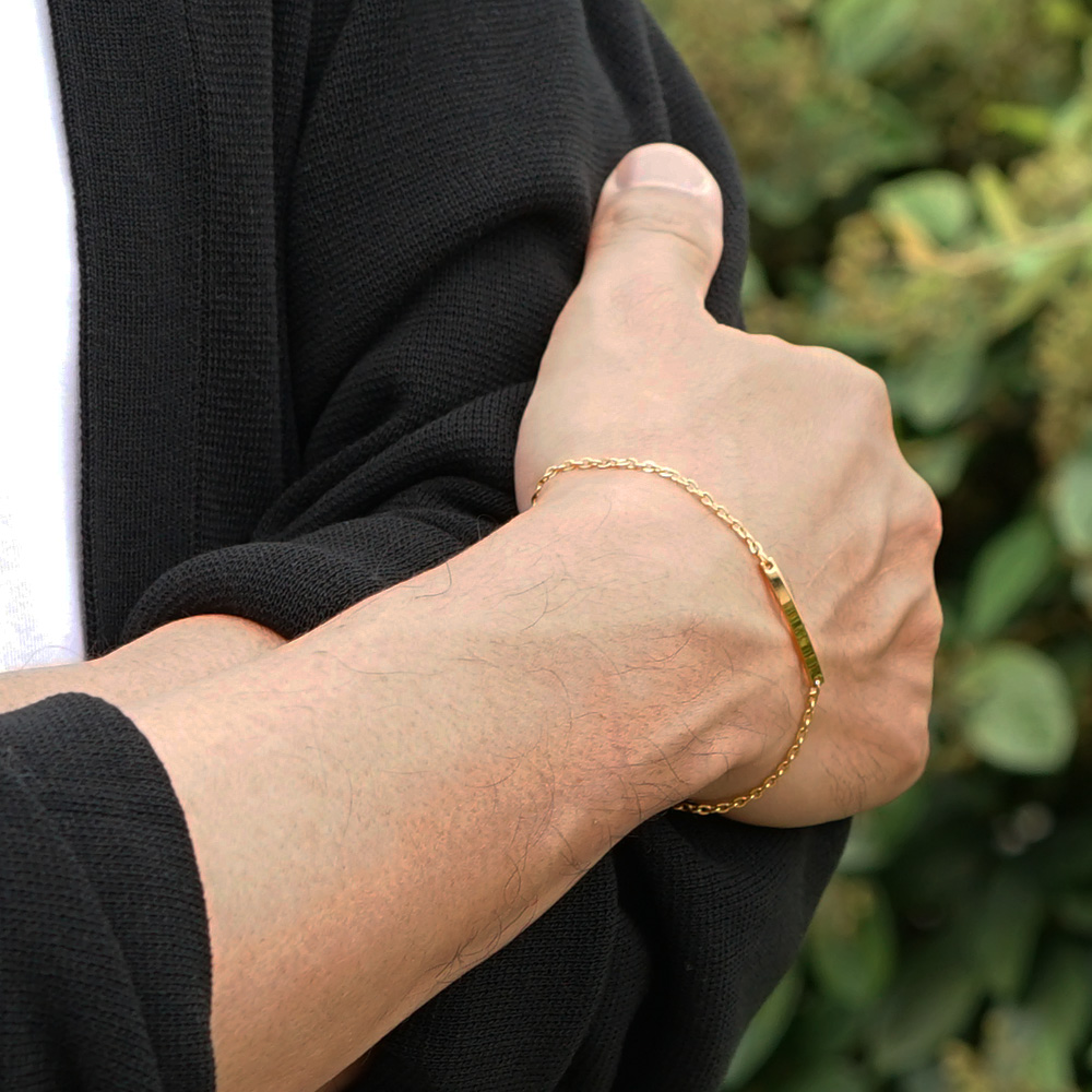 ペア/刻印】チェーン ブレスレット MS AP1003 | Alavel（エラベル）の