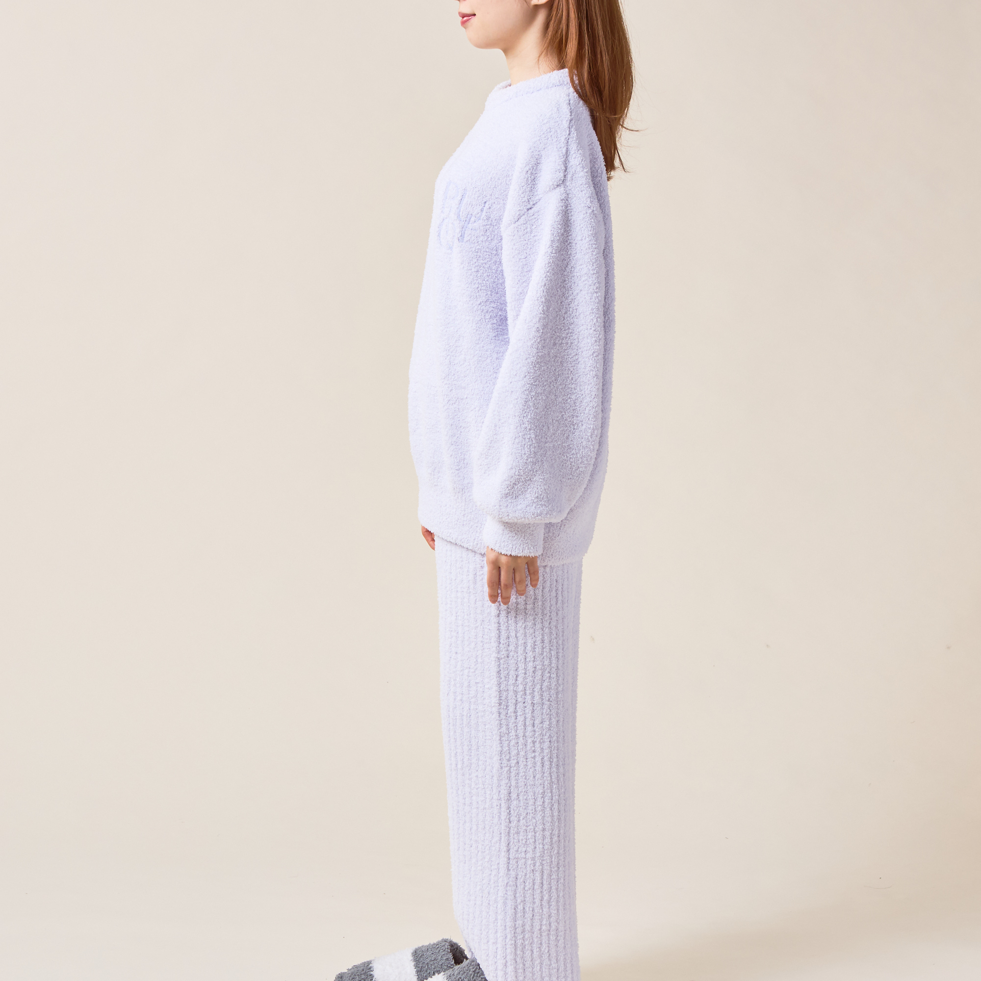 WOMEN】カラフルパウダープルオーバー＆ロングパンツセット