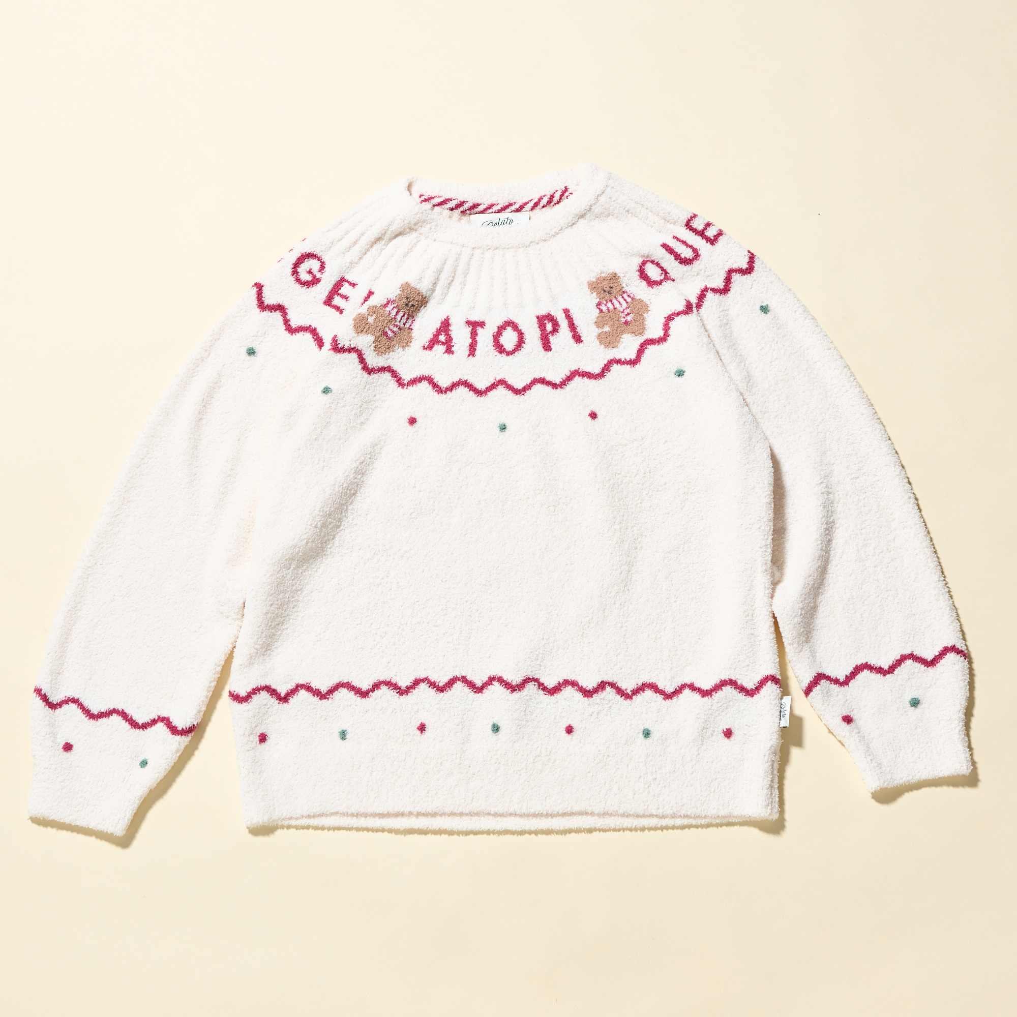 WOMEN】【HOLIDAY】ノルディックプルオーバー＆ロングパンツ