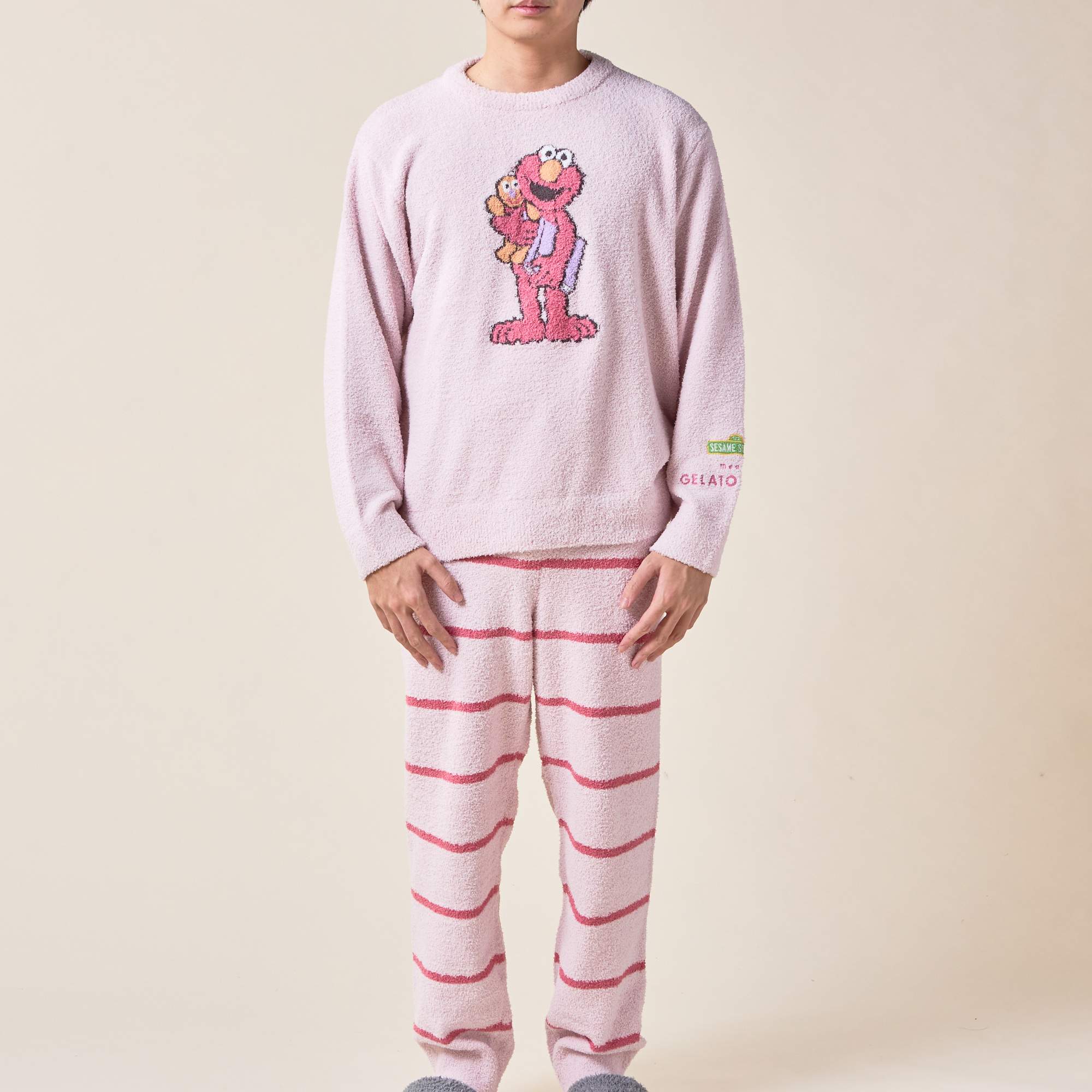 HOMME】【SESAME STREET】モチーフJQDプルオーバー&ロングパンツ