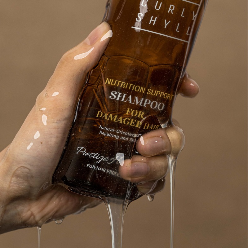 公式 CURLYSHYLLニュートリションシャンプー330mL＋トリートメント250mL＋シルキーオイルセラム70mL カーリーシール 韓国