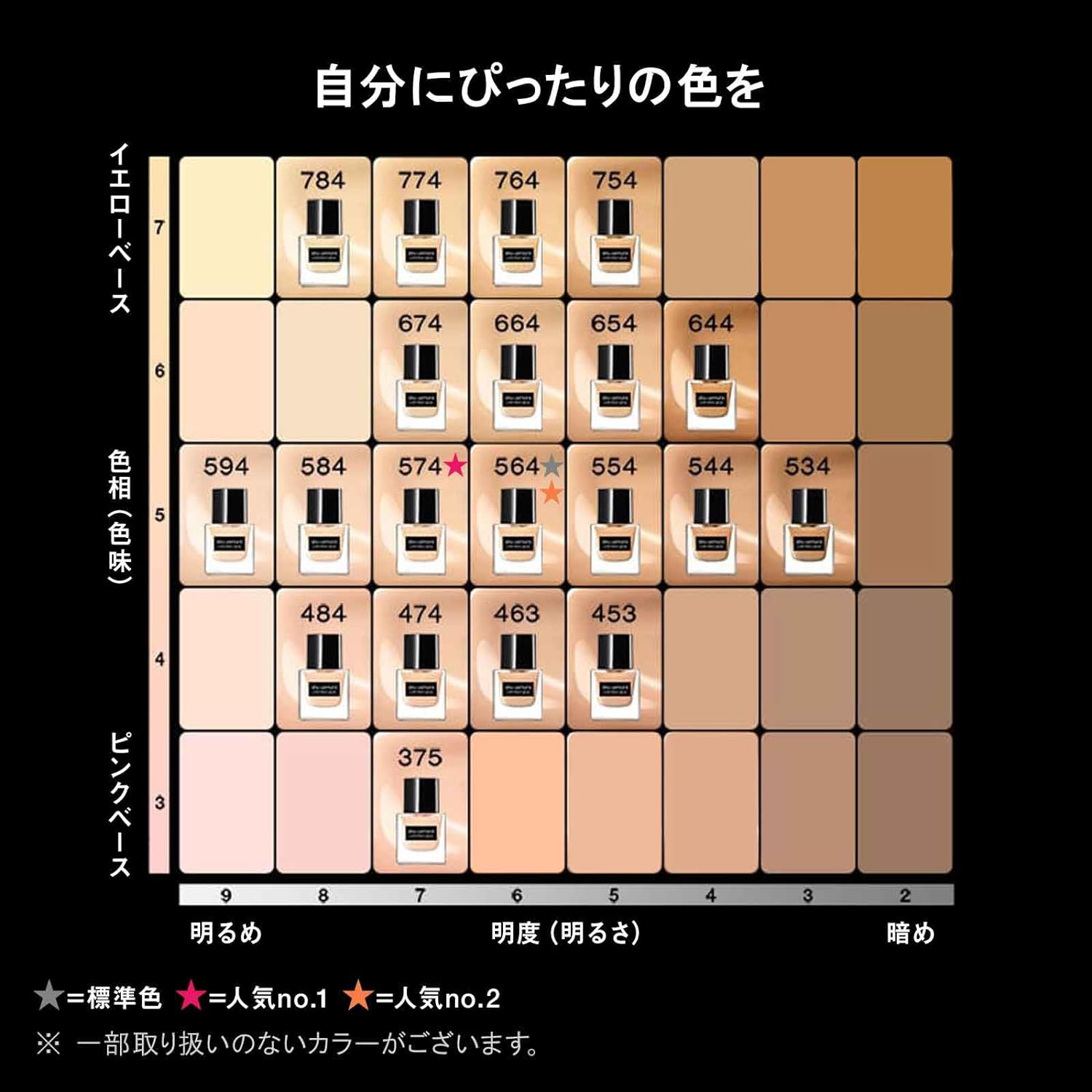友達が色を選べる】shu uemuraベストセラーファンデ＆ブラシセット