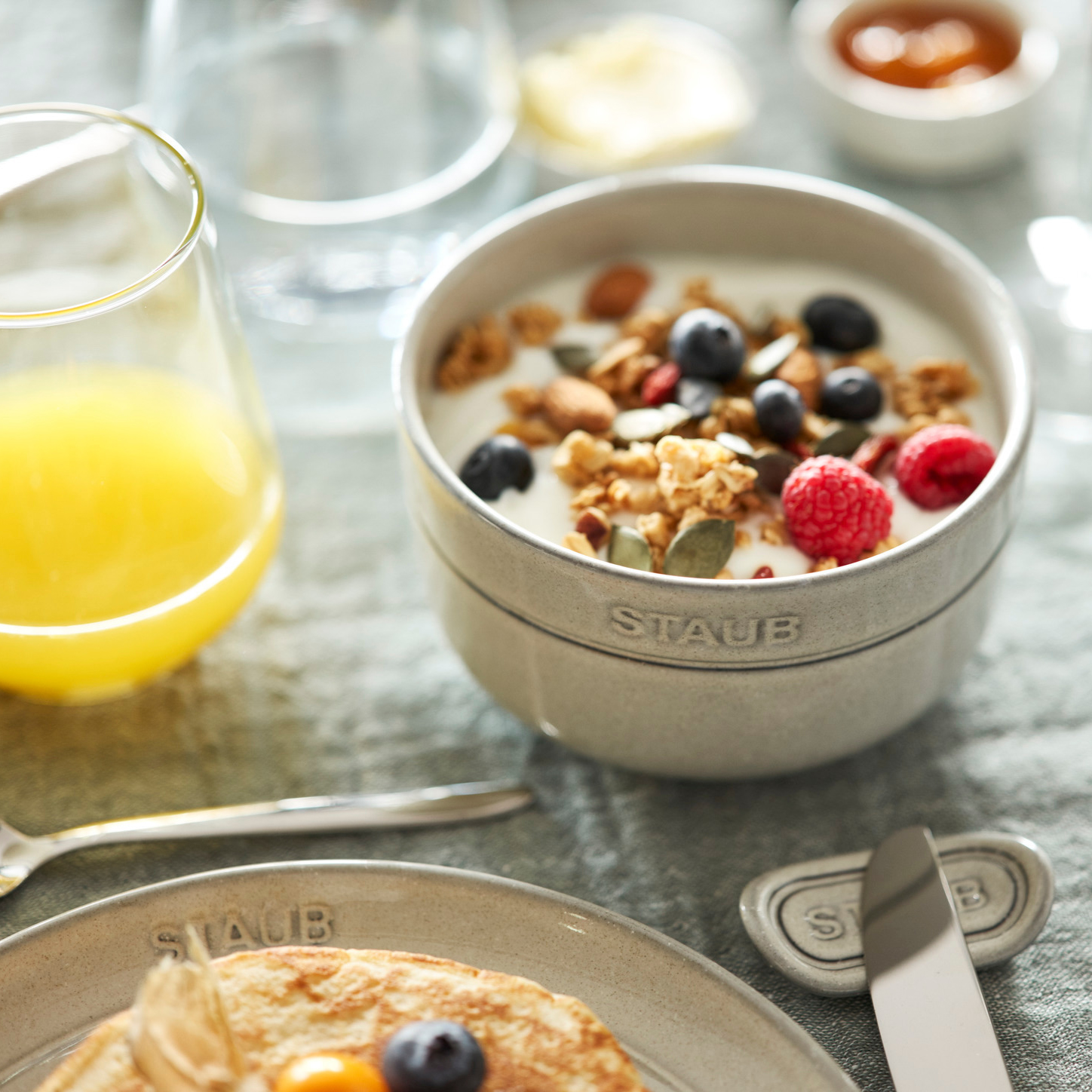 ペア＞ダイニングライン 食器セット カンパーニュ | Staub（ストウブ