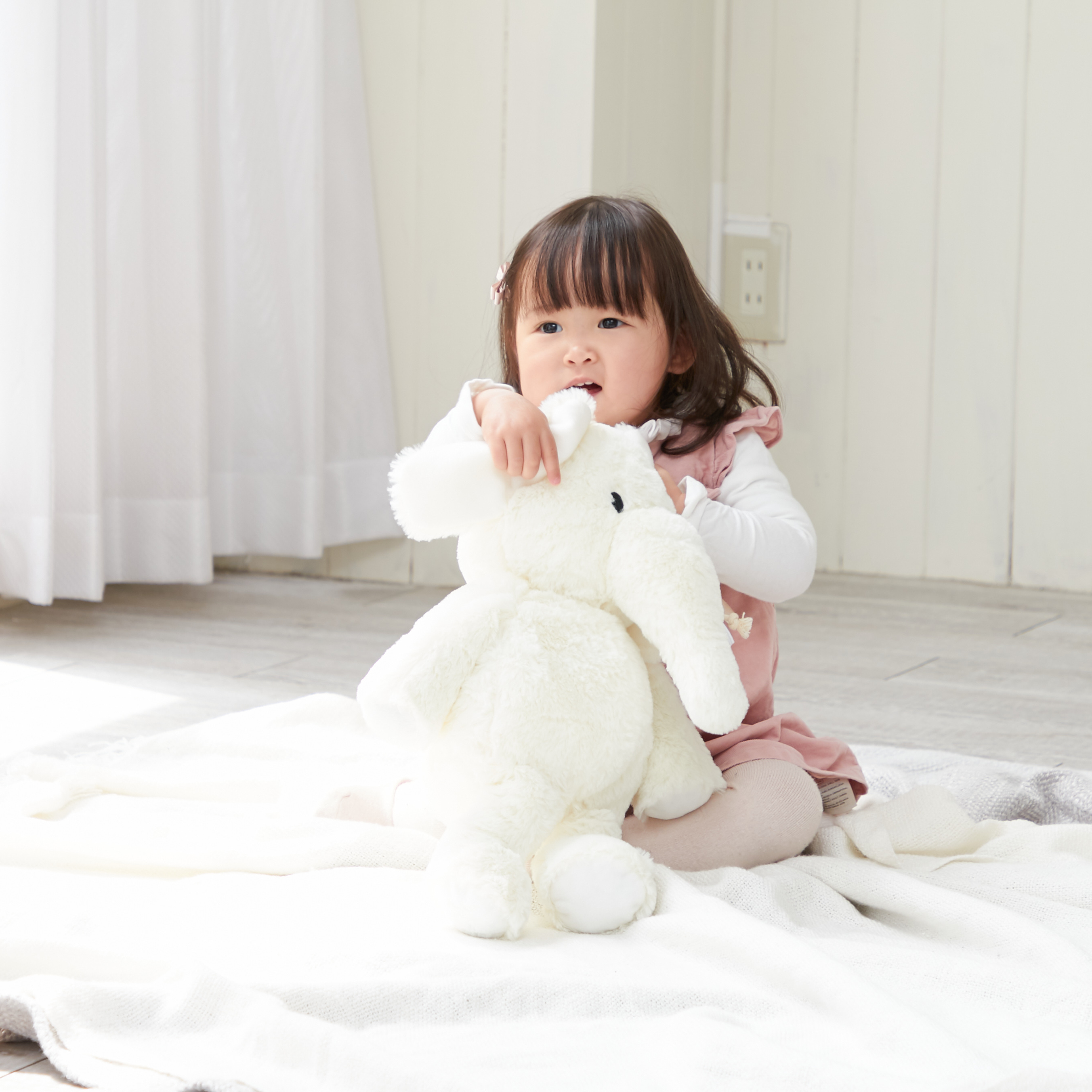 レーベルレーベル ふわふわぬいぐるみ（エレファントエリー