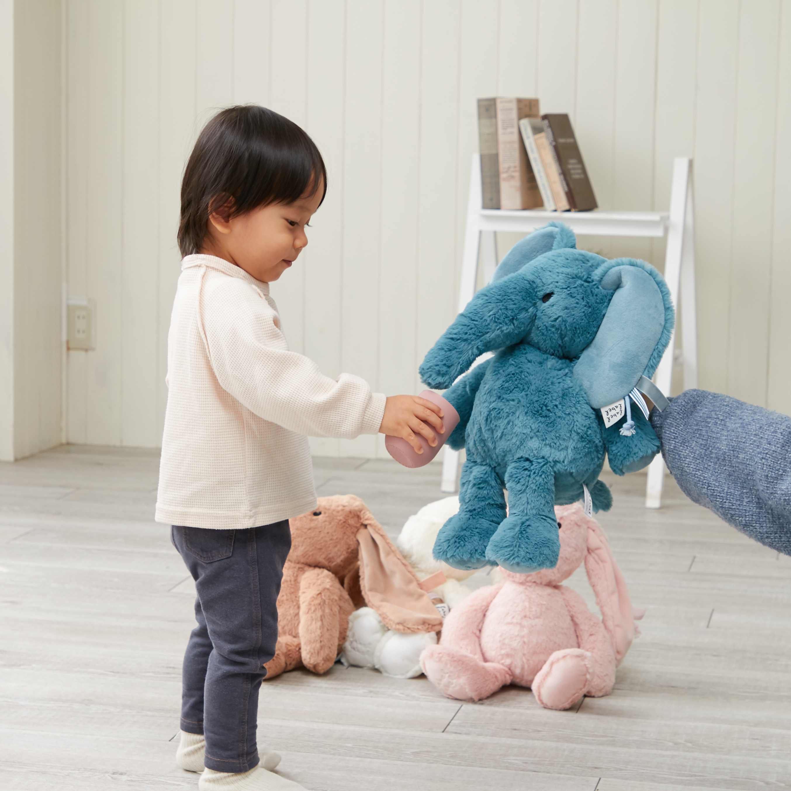 レーベルレーベル ふわふわぬいぐるみ（エレファントエリー