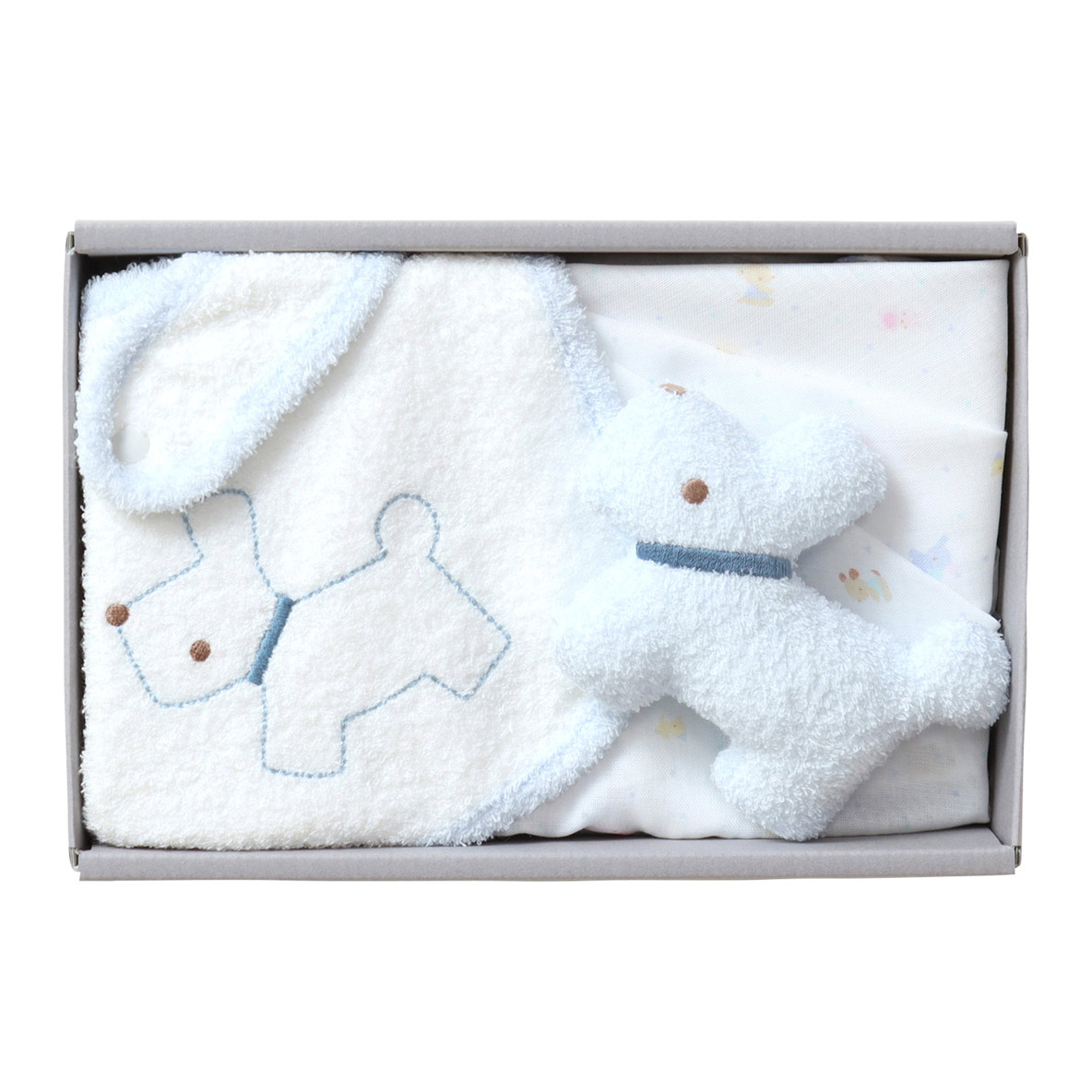 スタイ・マスコット・ガーゼハンカチの3点ギフトセット | familiar