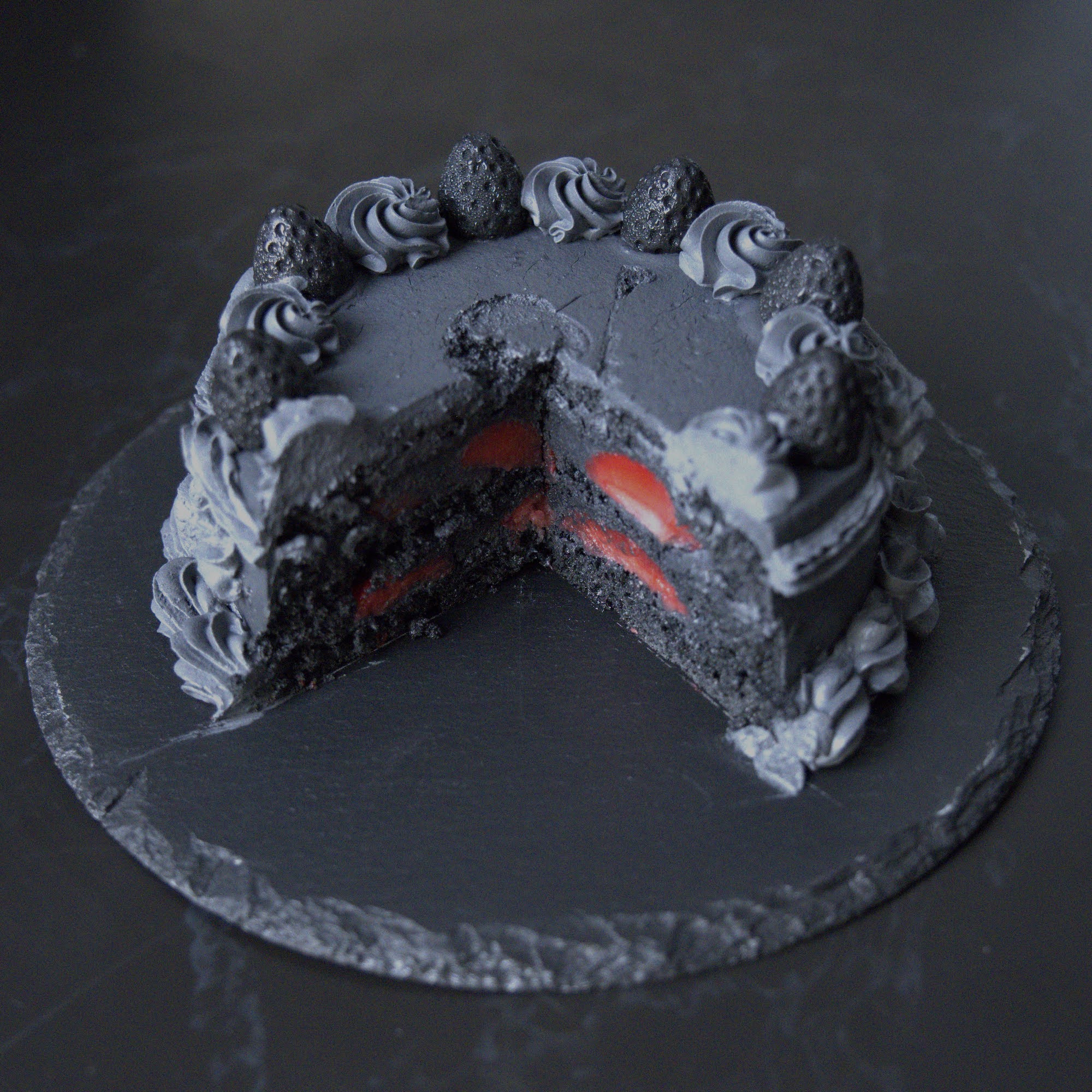 たぬきケーキ】ショート/ブラック(=ナチュラルブラック) たぬきケーキ