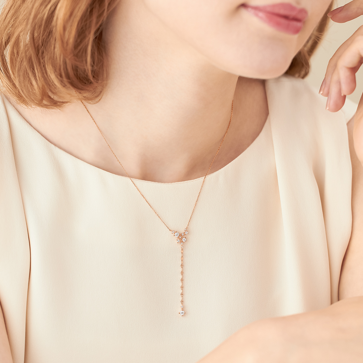 Winter Limited】 シルバー Y字 ネックレス | Canal4℃（カナル