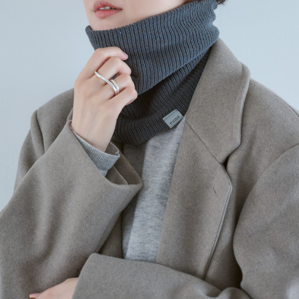 温活ケアアイテム】ネックウォーマー ＜光電子®繊維×鷲尾式起毛