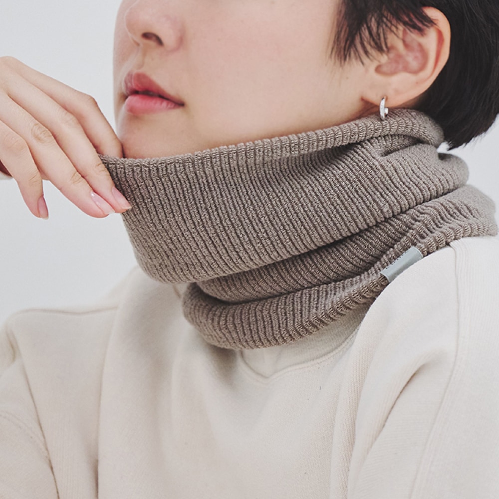 温活ケアアイテム】ネックウォーマー ＜光電子®繊維×鷲尾式起毛