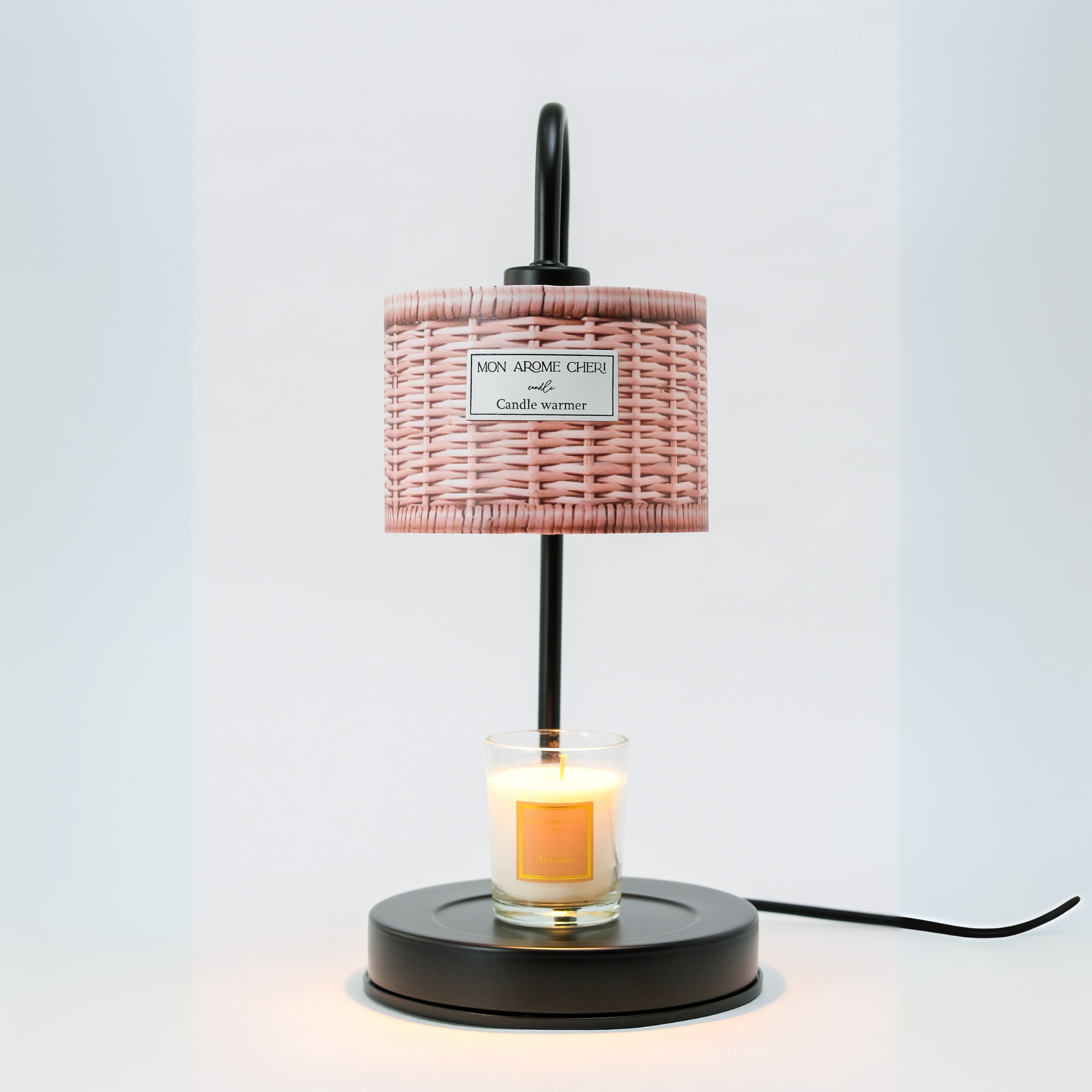 Candle warmer【ラタン】 | MON AROME CHERI candle（モナロームシェリ