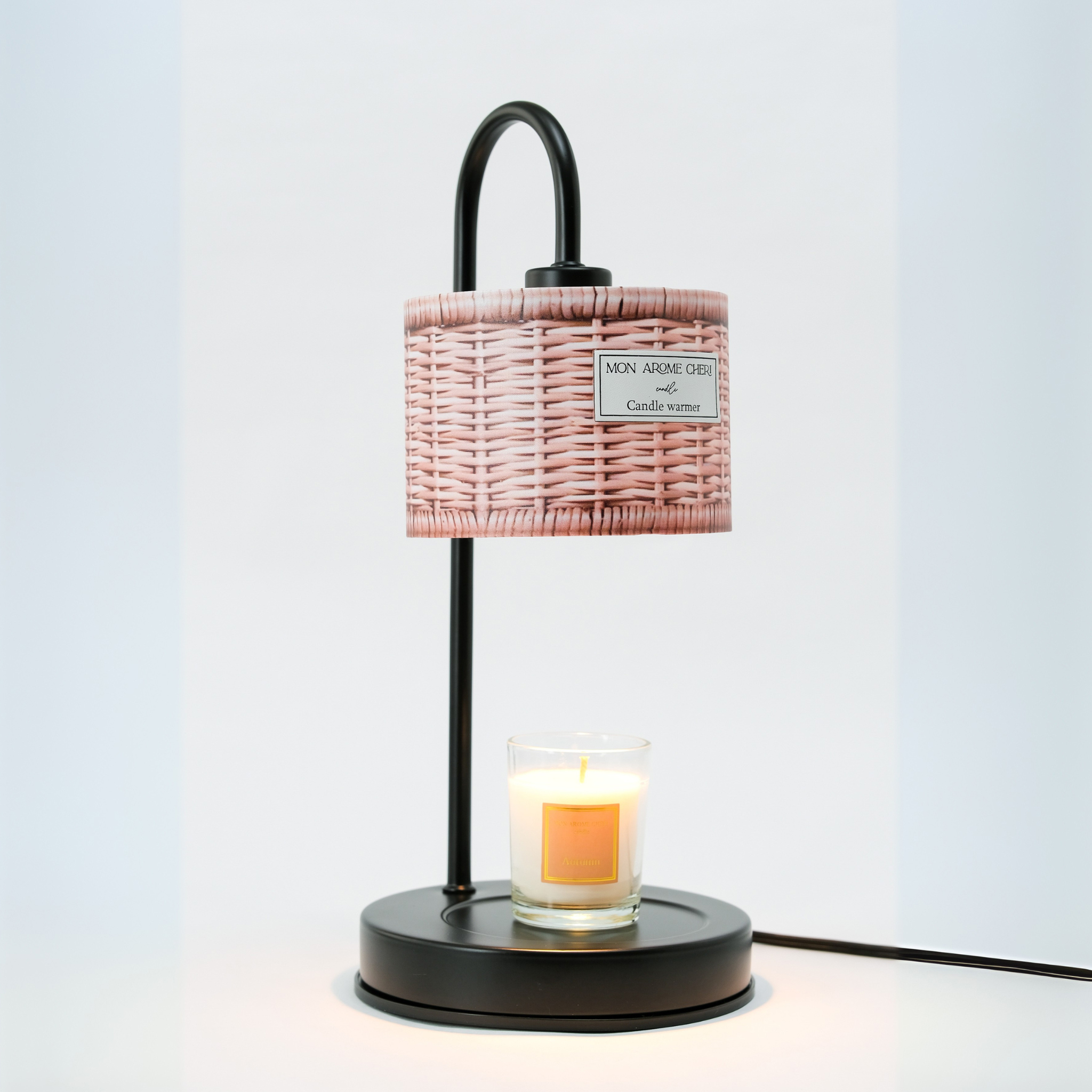 Candle warmer【ラタン】 | MON AROME CHERI candle（モナロームシェリ