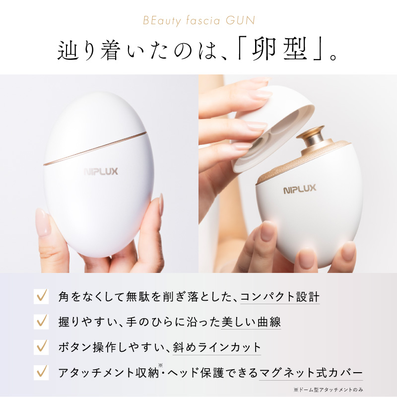 【動作確認のみ】NIPLUX BEGUN ニップラックス ビガンフェイスポイント 新発売 フェイスポイントガンNIPLUX BEGUN 美顔器 筋膜リリースガン