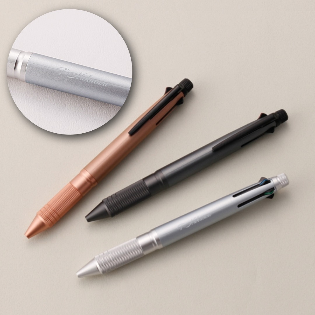 【名入れ】JETSTREAM（ジェットストリーム）多機能ペン 4&1 Metal Edition 0.5mm＜ギフトBOX付き＞