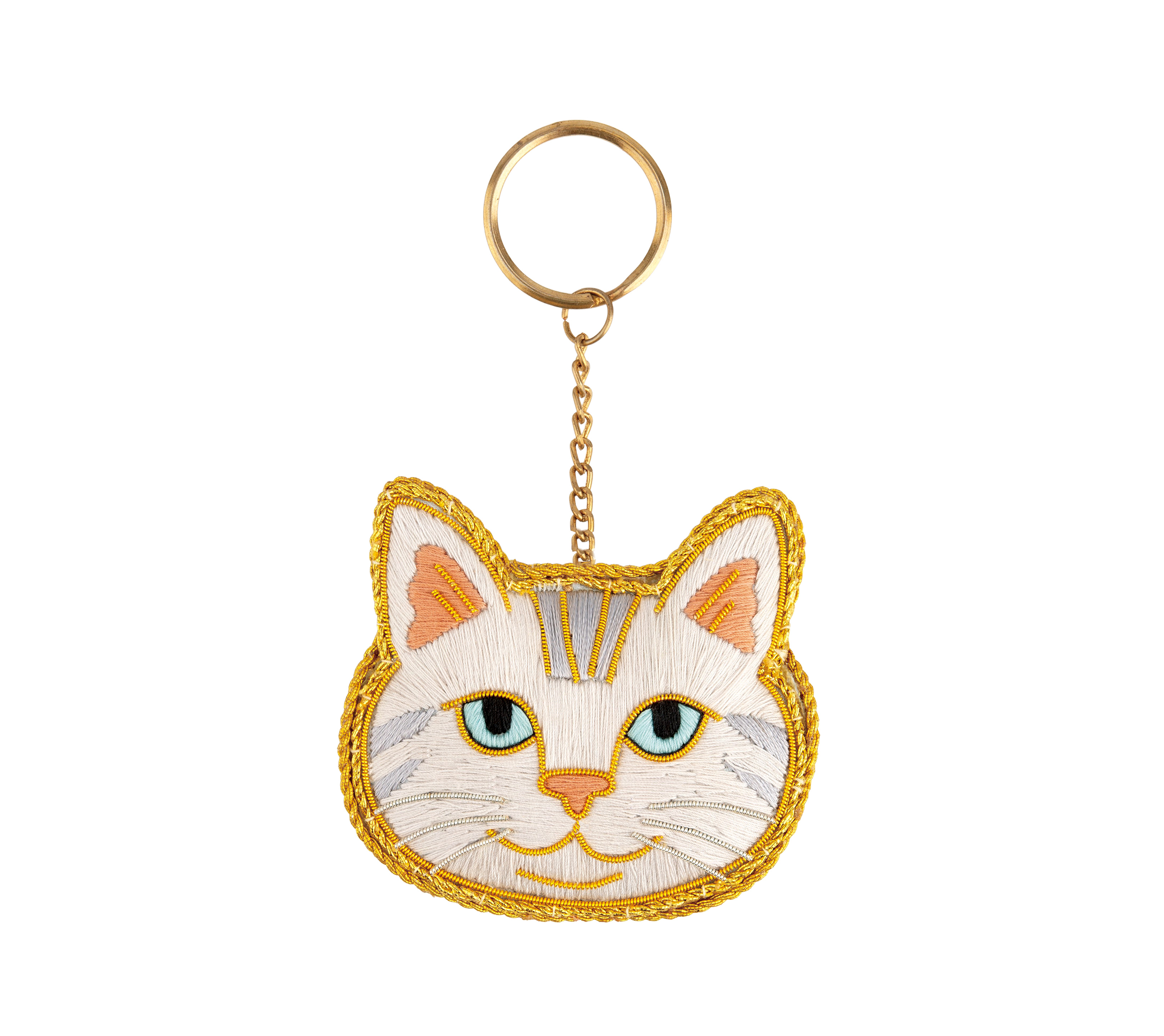 ニャトリエ 刺繍キーホルダー | KISHIMA（キシマ）のプレゼント