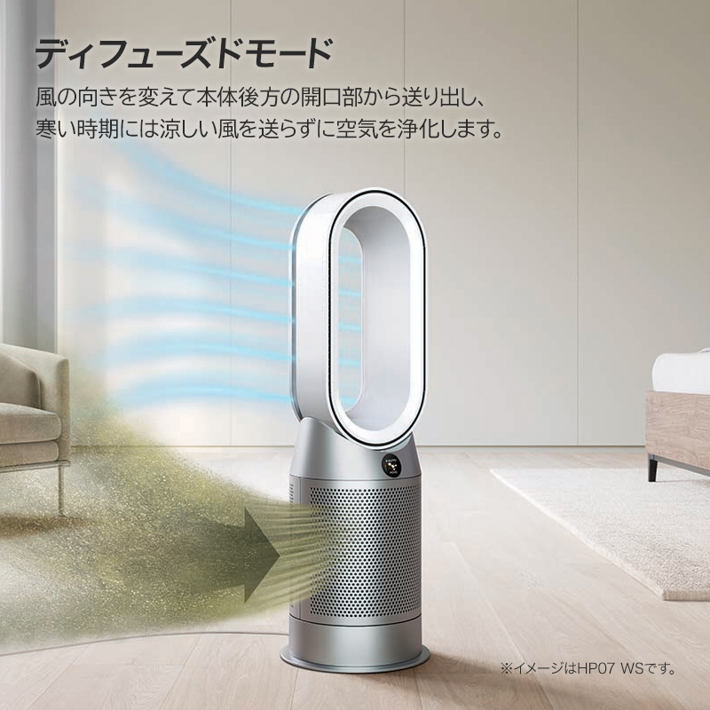 1台3役の扇風機で一年中快適に】Purifier Hot + Cool 空気清浄機能付 