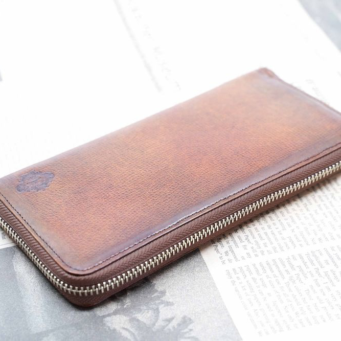 未使用品✨Orobianco patina レザー 長財布 ブラウン 未使用品✨Orobianco patina レザー 長財布 ブラウン - メルカリ
