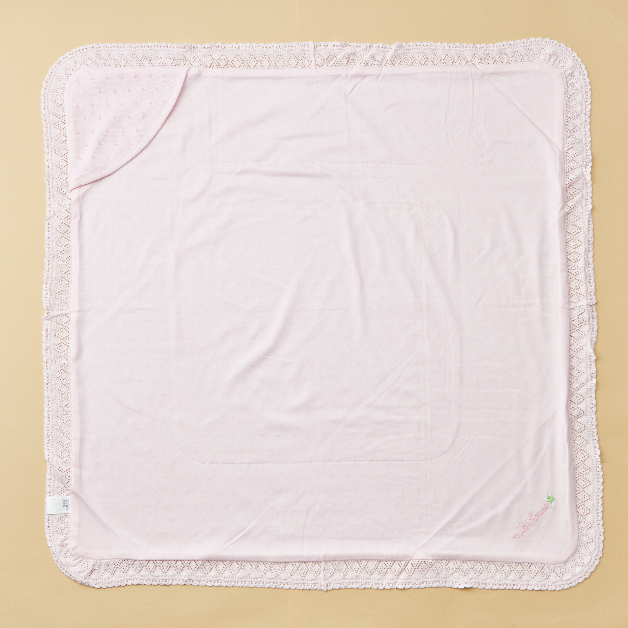 透かし編みレースのアフガン(おくるみ) | MIKIHOUSE（ミキハウス）の